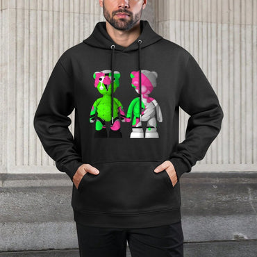 IPIB 250g Hooded Pocket Sweatshirt Front GraphicMen's Hooded  Sweatshirt6000144-1
