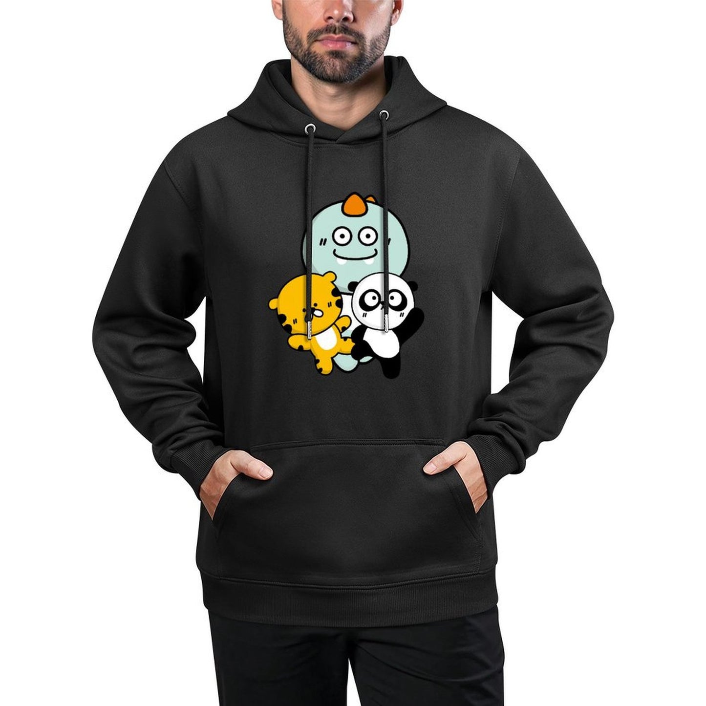 IPBR 250g Hooded Pocket Sweatshirt Front GraphicMen's Hooded  Sweatshirt4000388