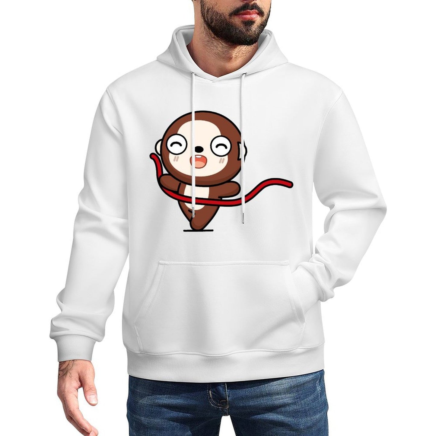 IPBR 250g Hooded Pocket Sweatshirt Front GraphicMen's Hooded  Sweatshirt4000236