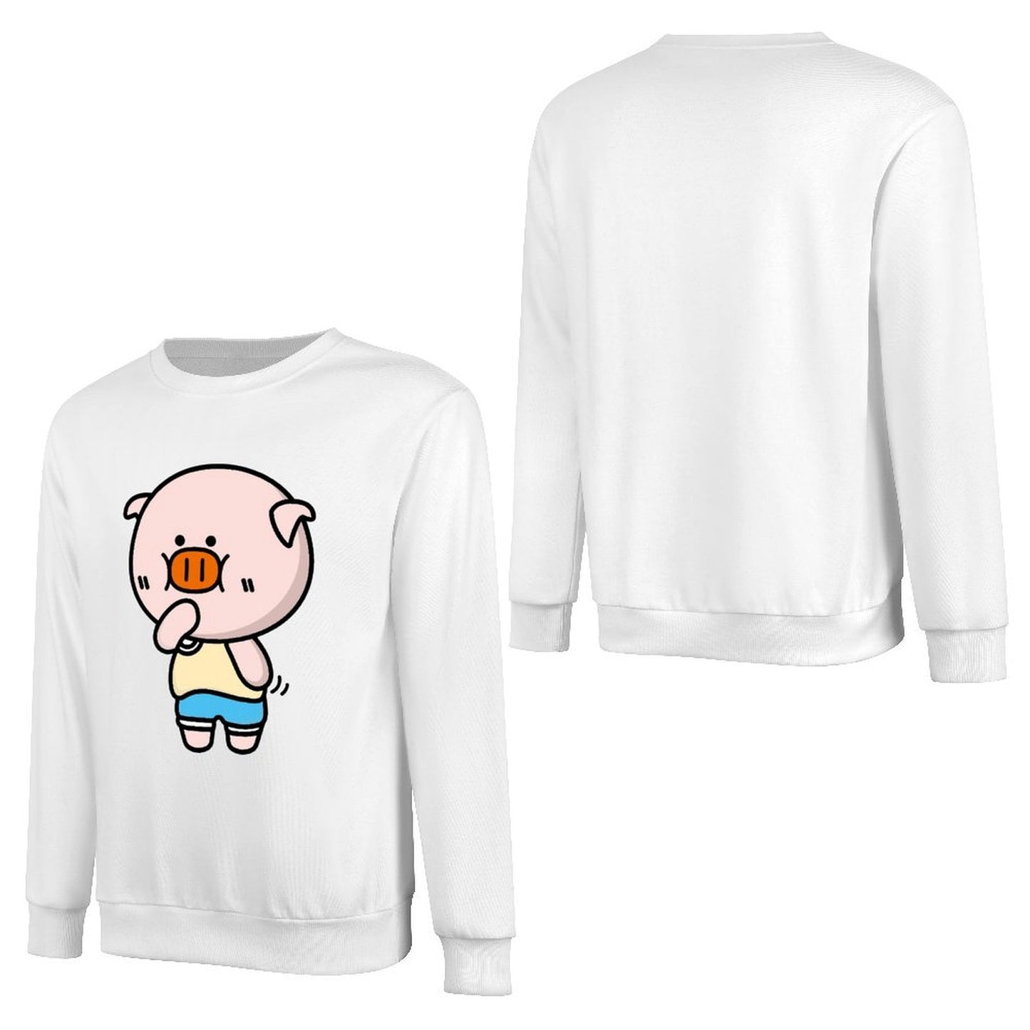 Front Patterned Long Sleeve TopNeat Regular