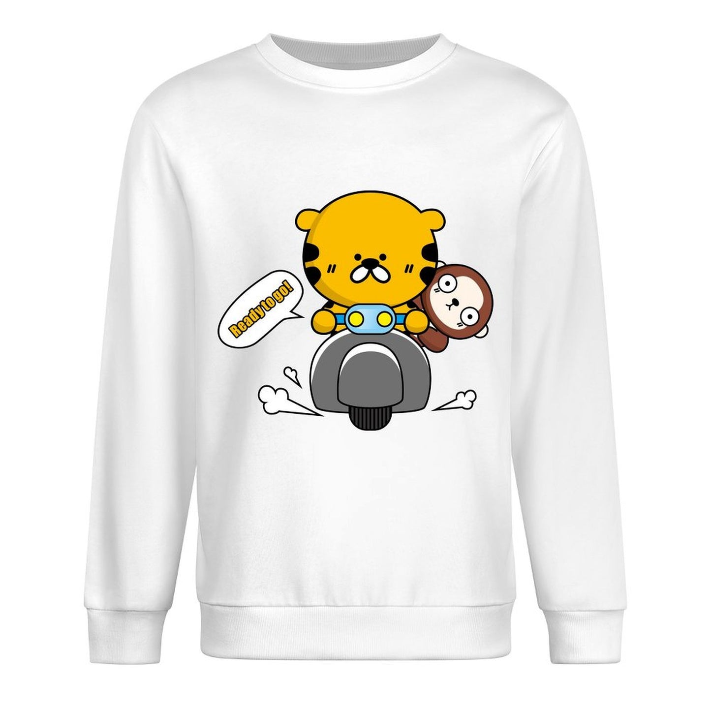 IPBR 250g Crew Neck Long Sleeve Sweatshirt Front GraphicCrew Neck Long Sleeve Sweatshirt4000717