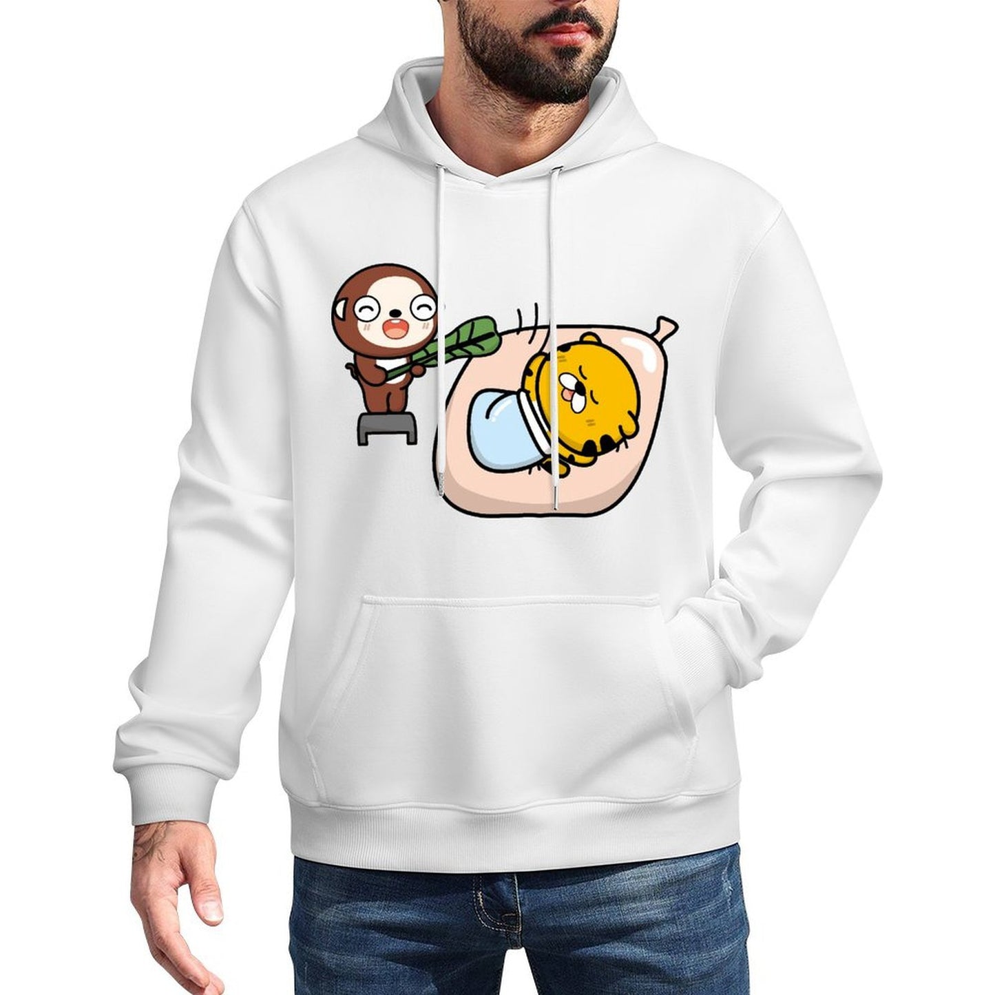 IPBR 250g Hooded Pocket Sweatshirt Front GraphicMen's Hooded  Sweatshirt4000981