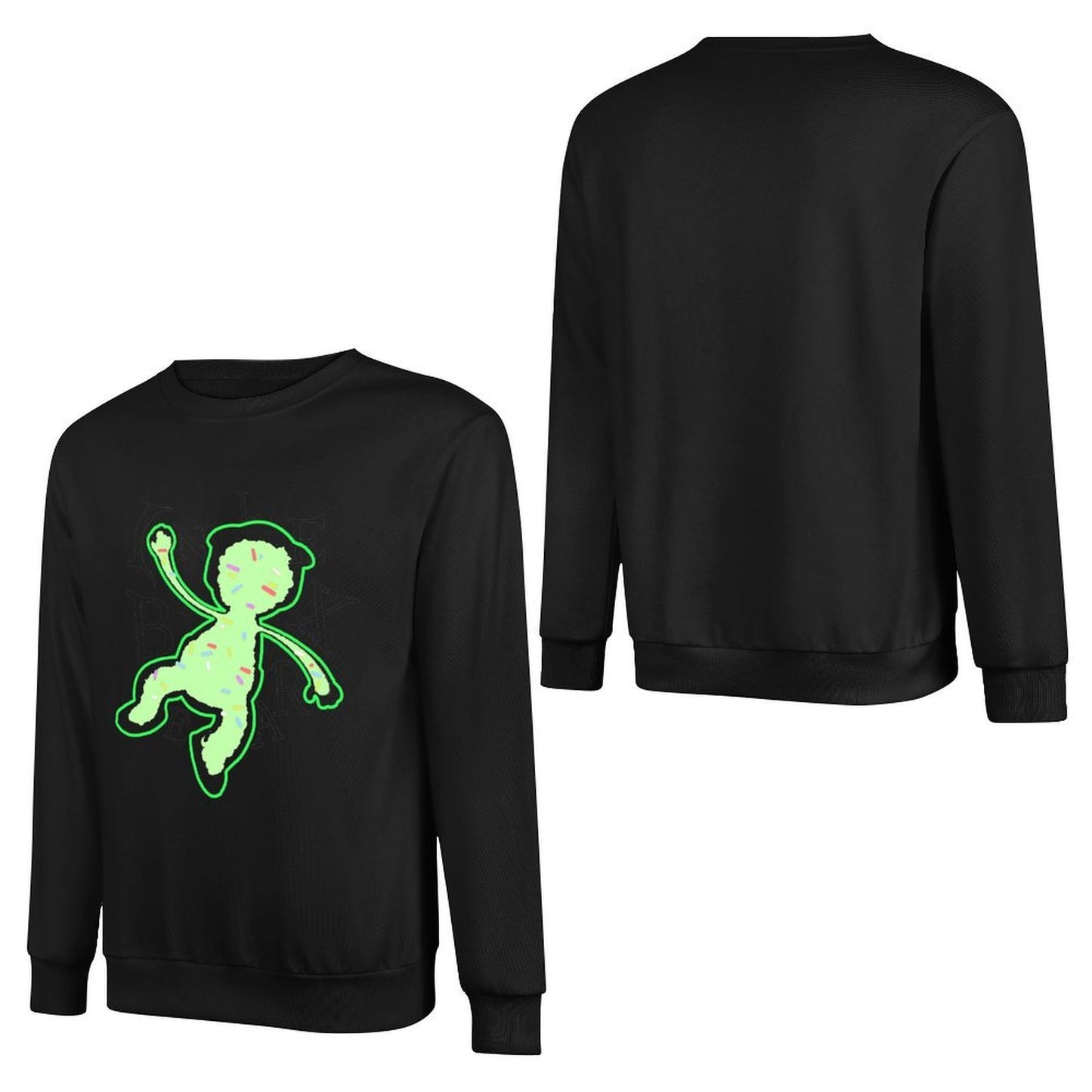 IPIB 250g Crew Neck Long Sleeve Sweatshirt Front GraphicCrew Neck Long Sleeve Sweatshirt6000006-6