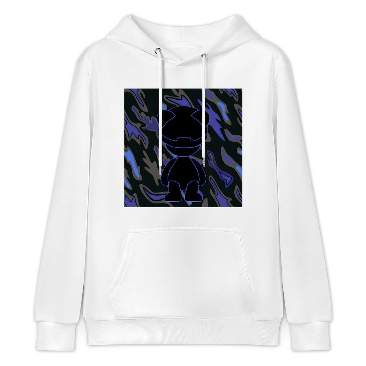 Hoodie Front PatternCrew Neck EasyWear