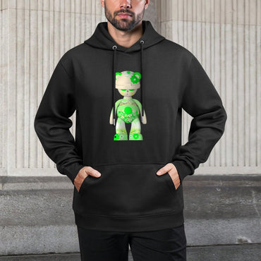 IPIB 250g Hooded Pocket Sweatshirt Front GraphicMen's Hooded  Sweatshirt6000119-4