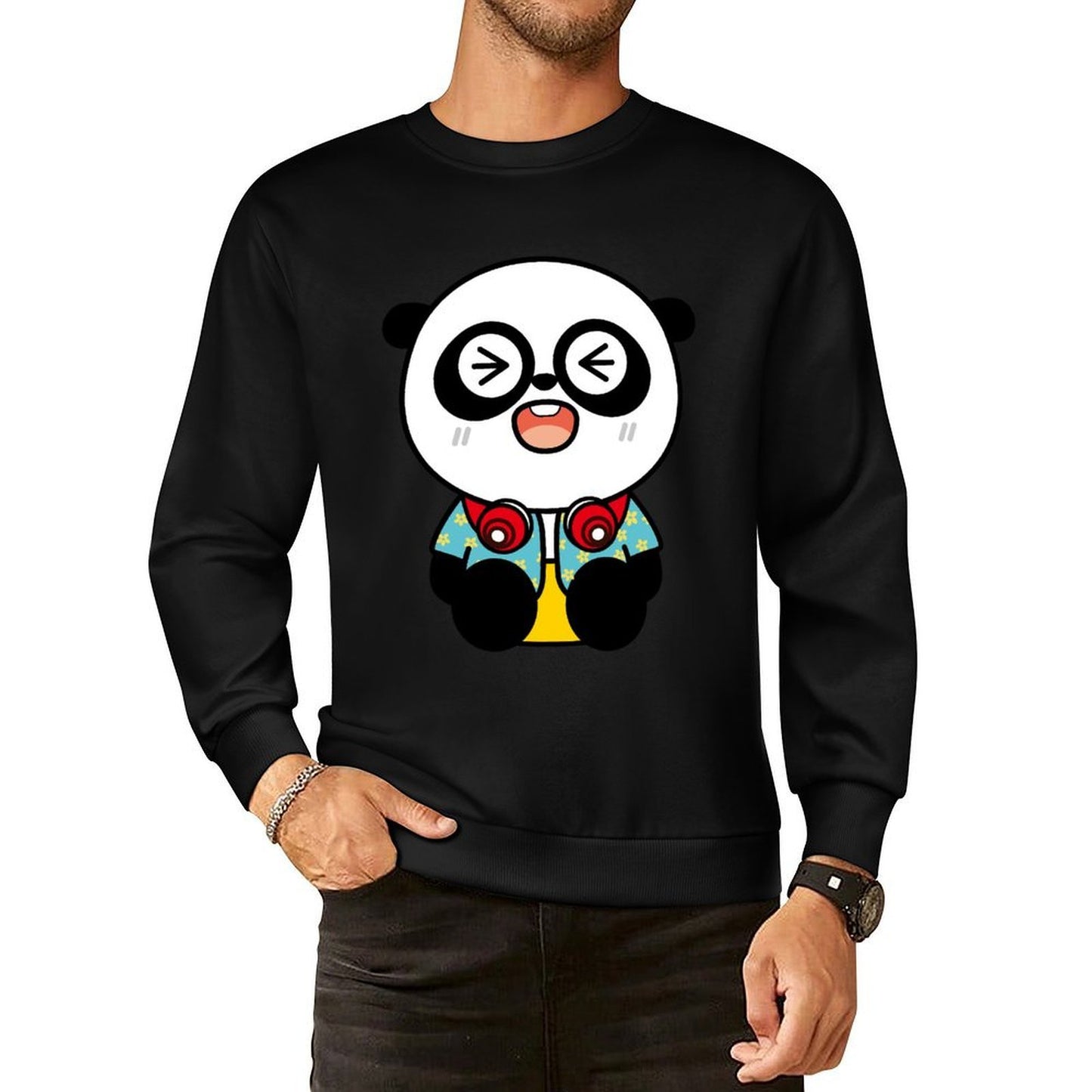 IPBR 250g Crew Neck Long Sleeve Sweatshirt Front GraphicCrew Neck Long Sleeve Sweatshirt4000683