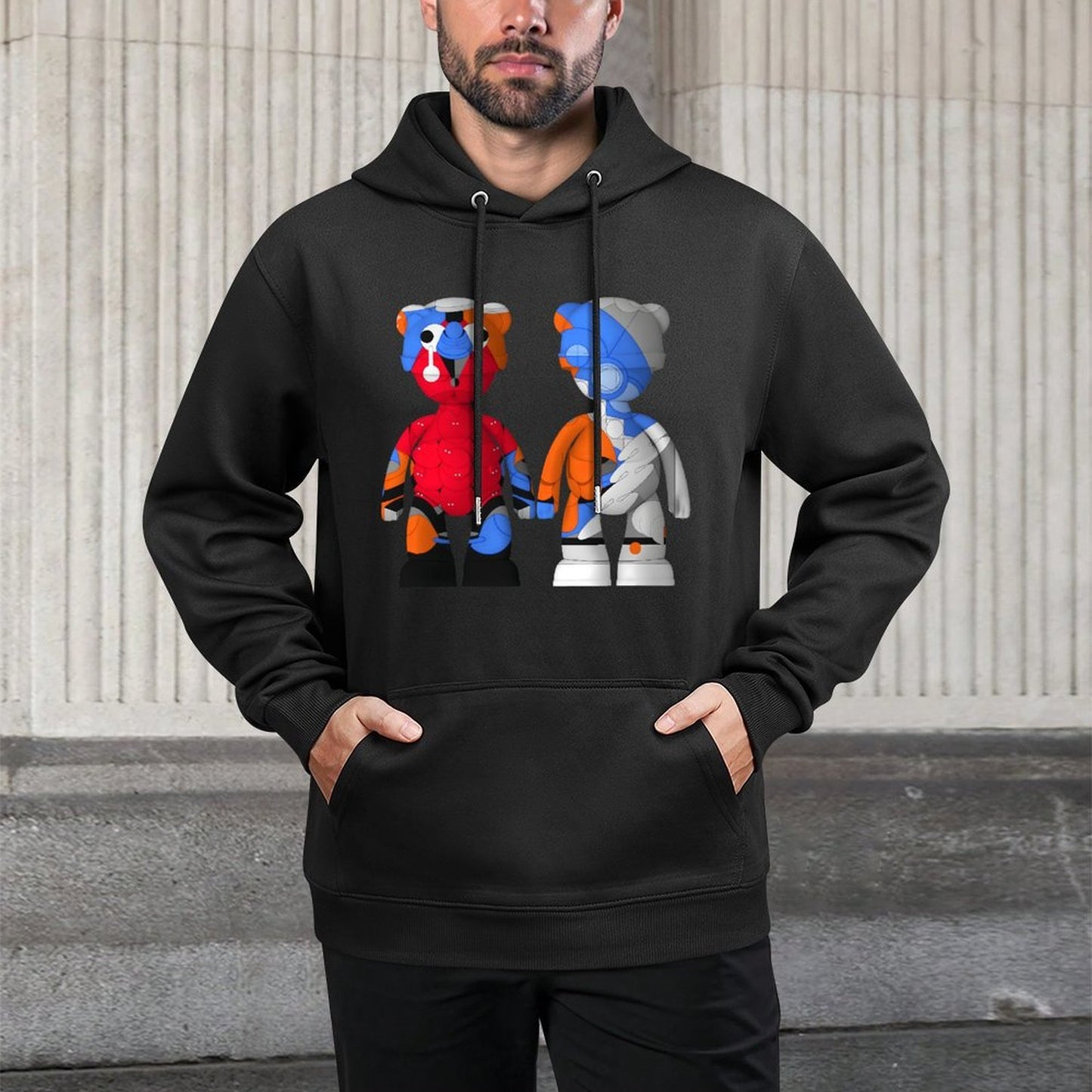 Hoodie Front PatternClassicFit Breathable