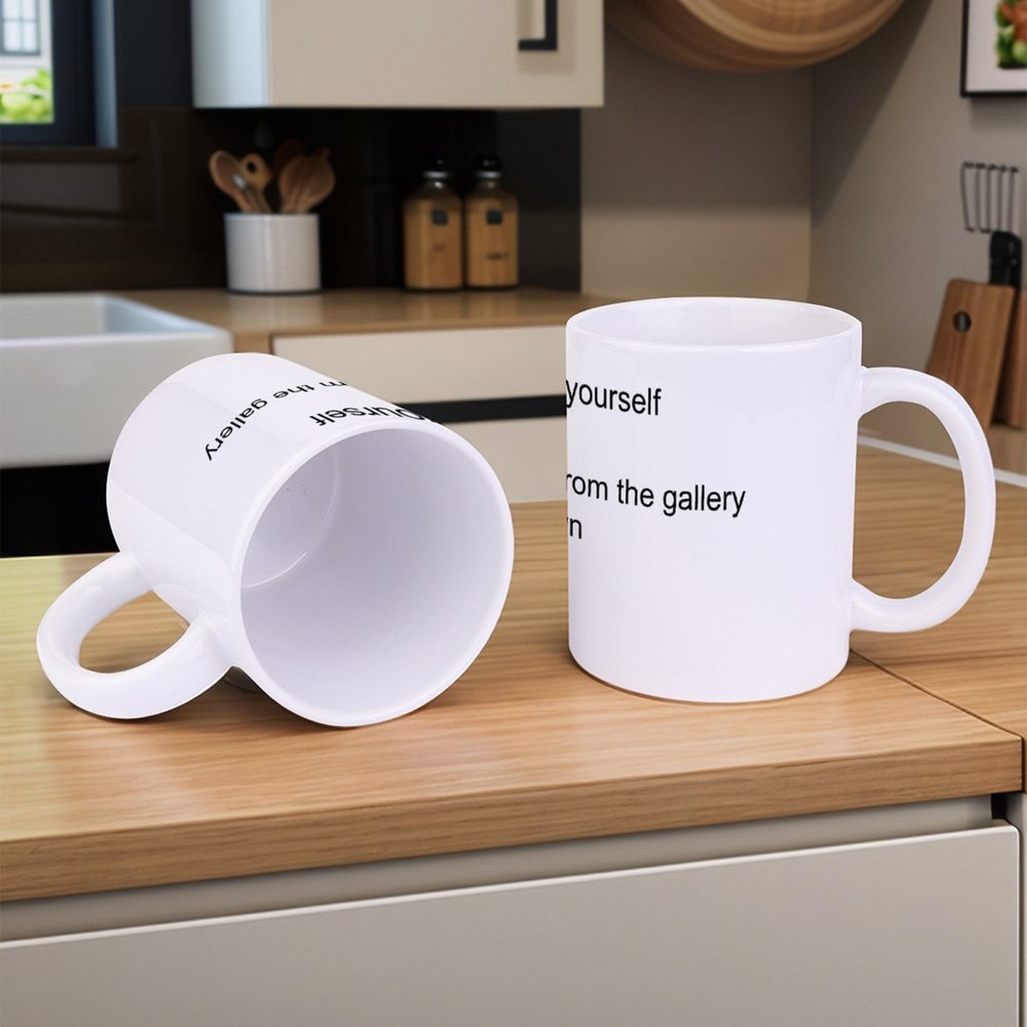 White Mug Style One Size Support personalized design