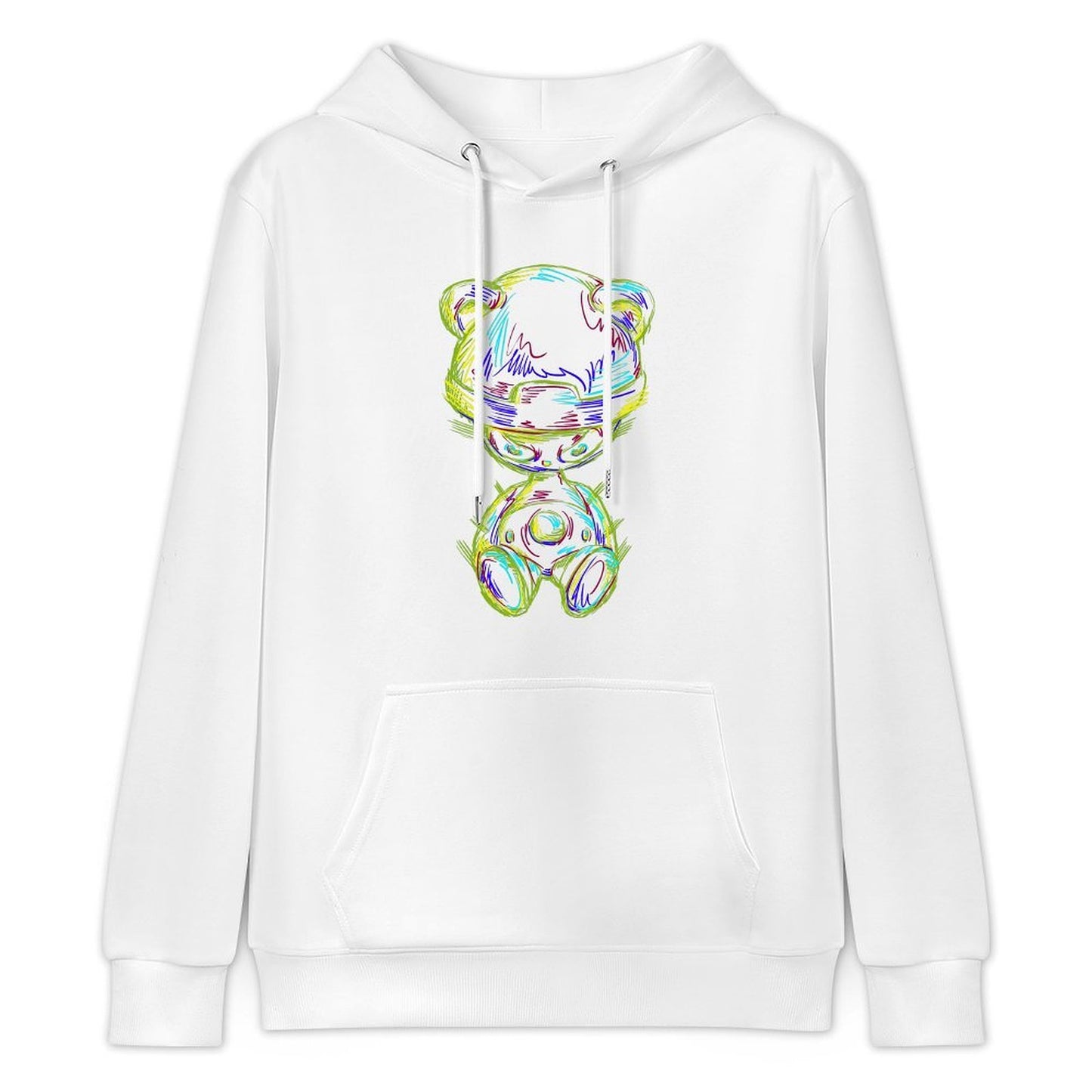 Hoodie Front PatternLogo-Ready Strong