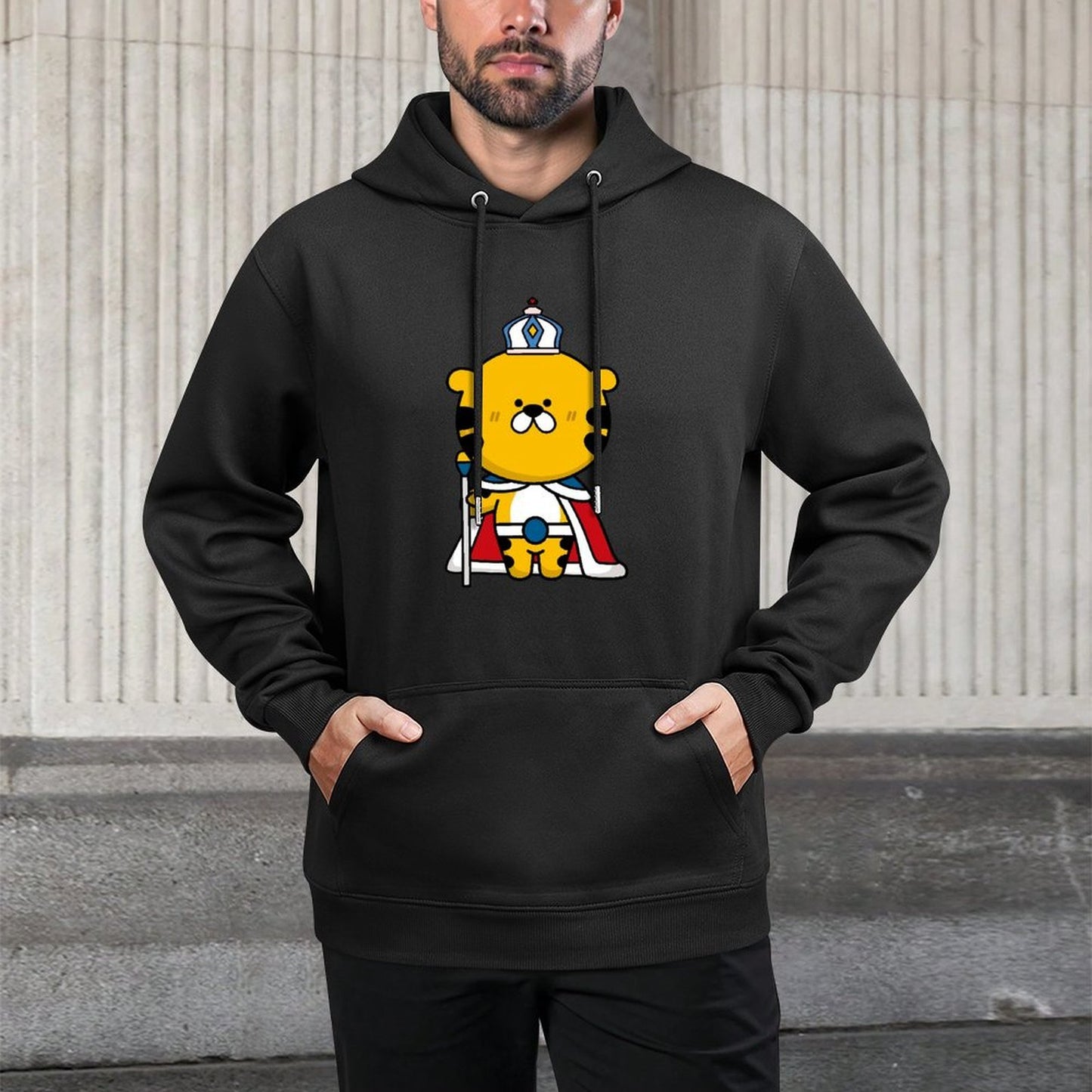 IPBR 250g Hooded Pocket Sweatshirt Front GraphicMen's Hooded  Sweatshirt4000005