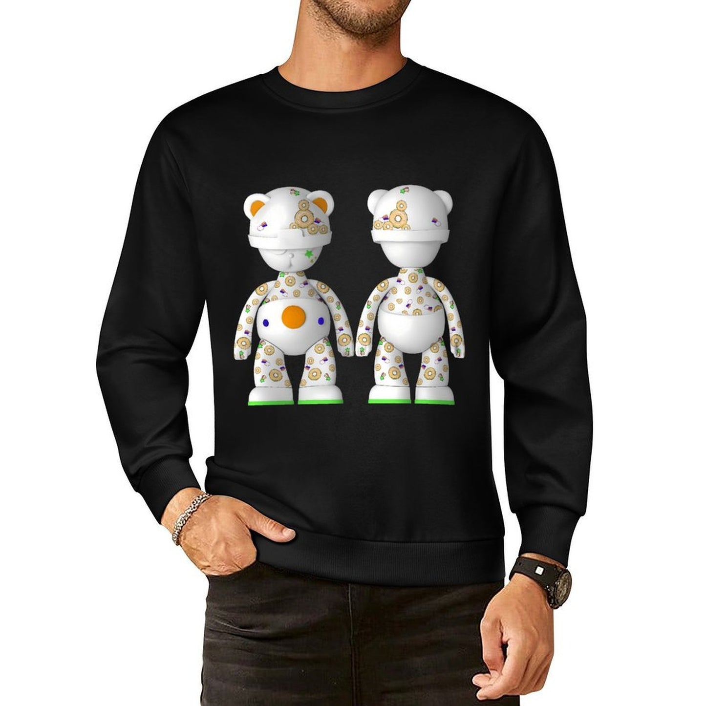 IPIB 250g Crew Neck Long Sleeve Sweatshirt Front GraphicCrew Neck Long Sleeve Sweatshirt6000097-3