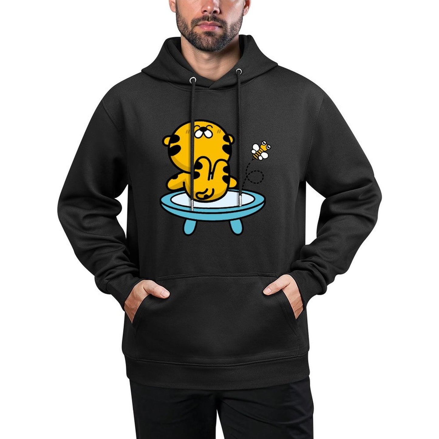 IPBR 250g Hooded Pocket Sweatshirt Front GraphicMen's Hooded  Sweatshirt4001292