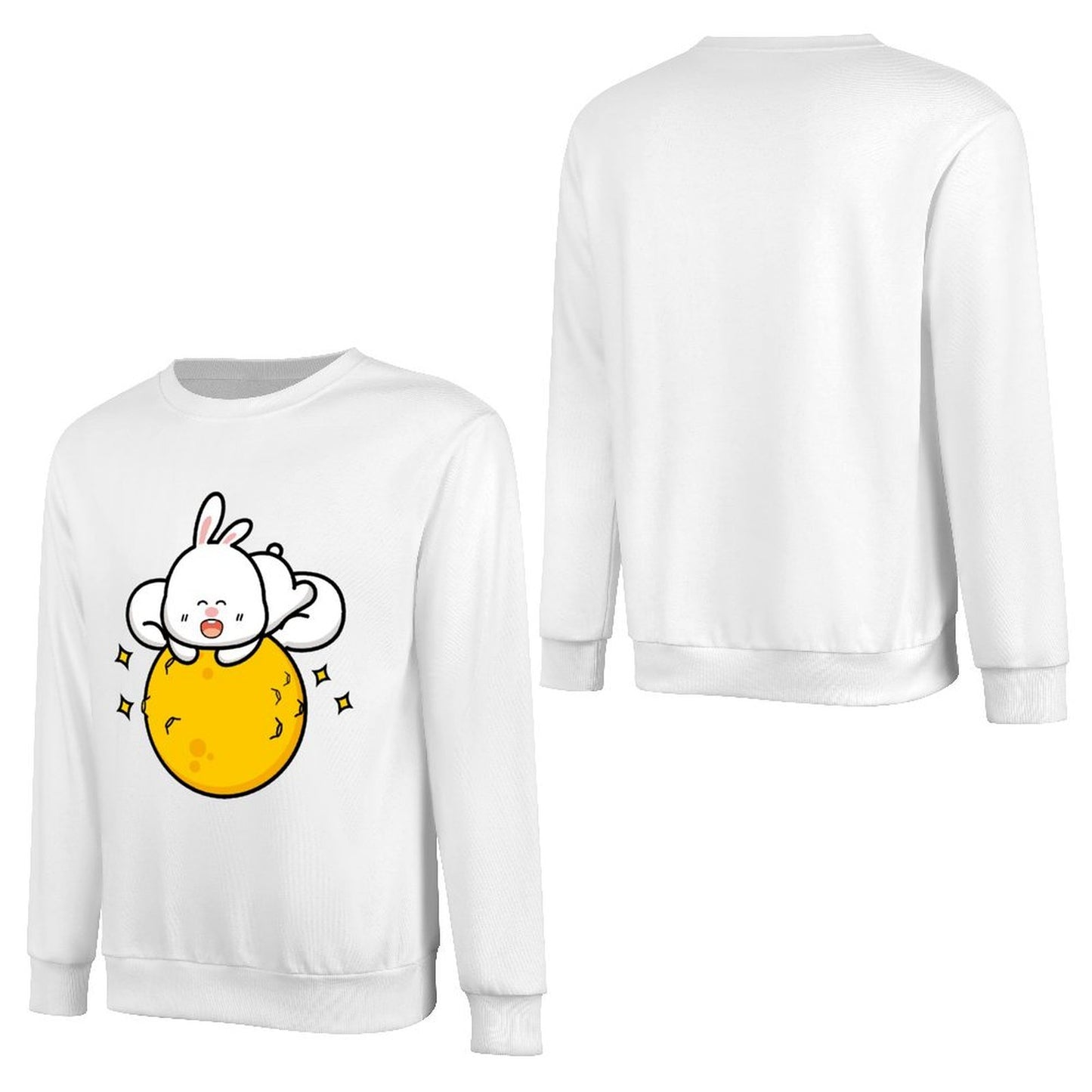 Front Patterned Long Sleeve TopBasicSeries Modern