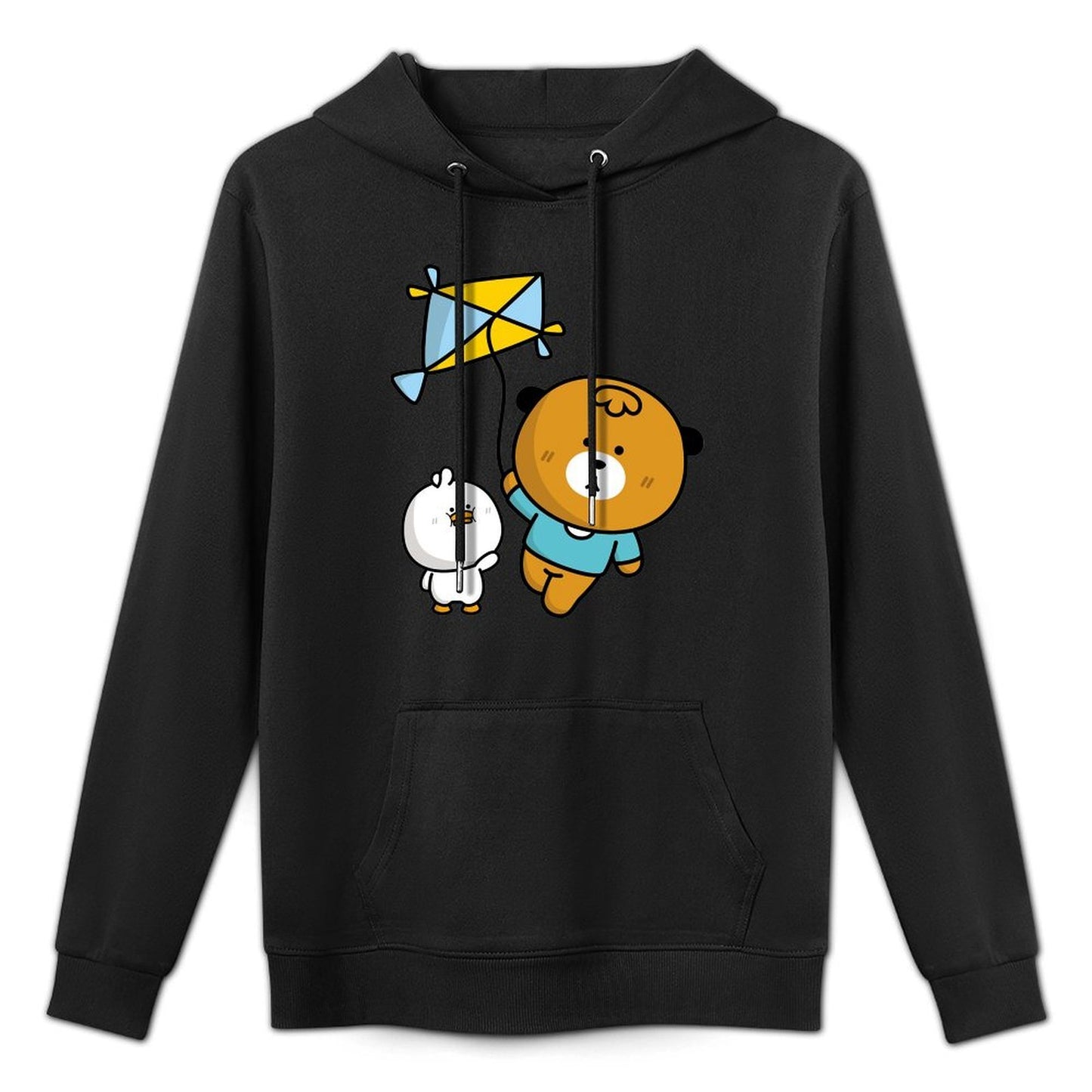 Relaxed Neat Front Graphic Hoodies