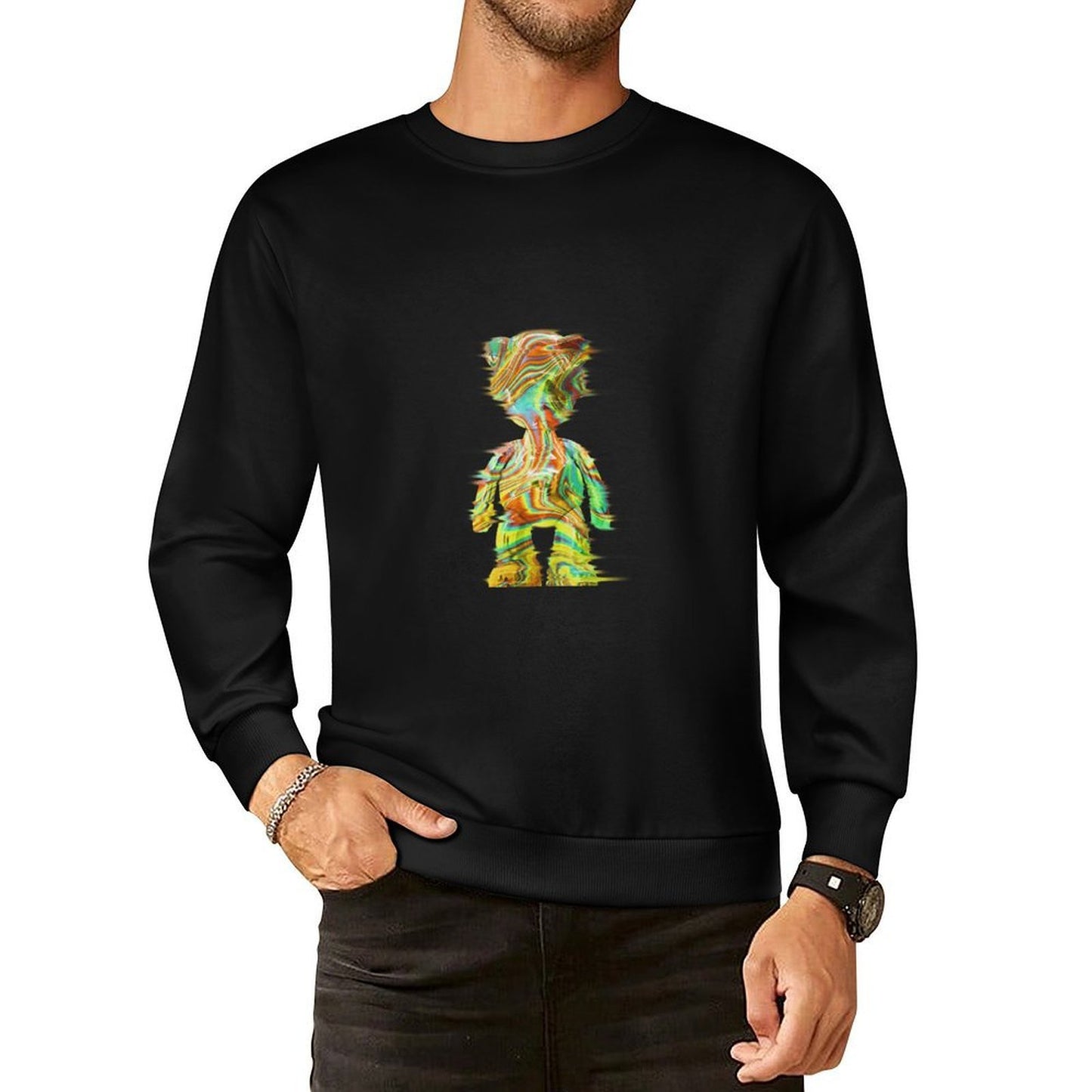 IPIB 250g Crew Neck Long Sleeve Sweatshirt Front GraphicCrew Neck Long Sleeve Sweatshirt6000007-7