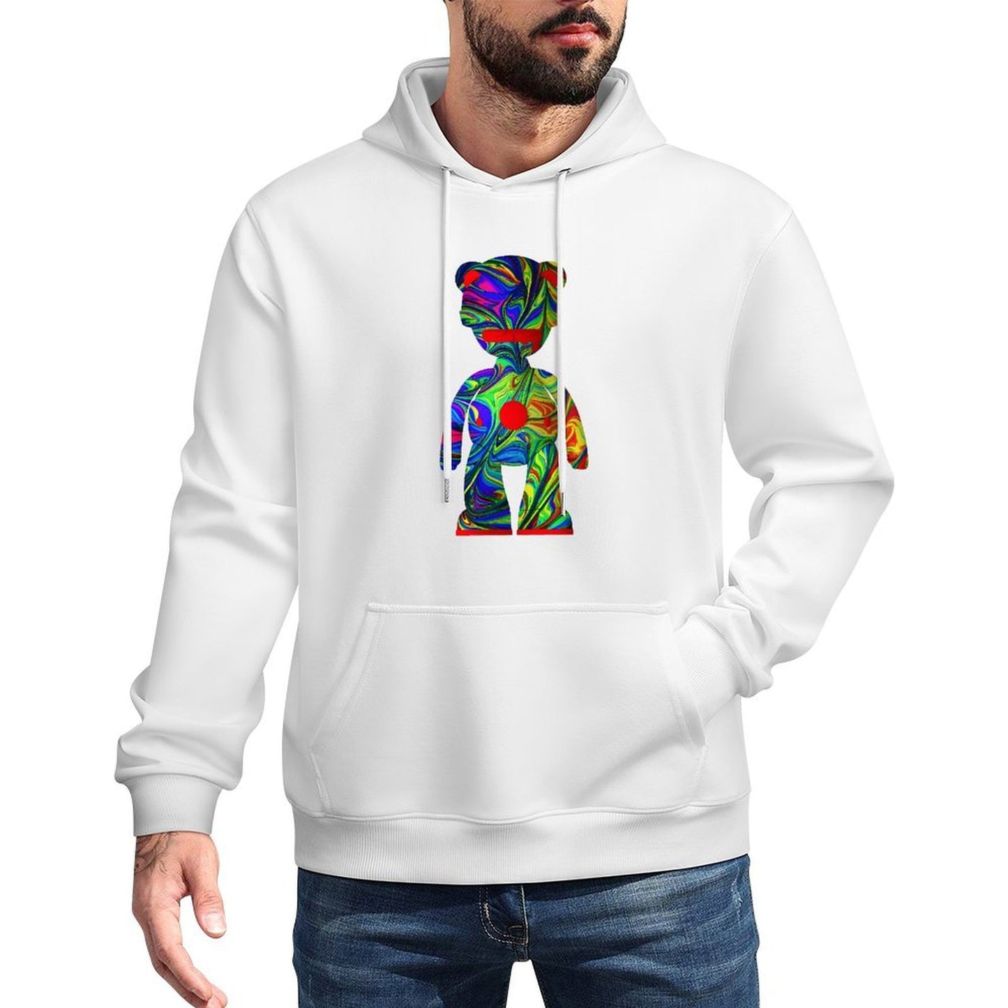 IPIB 250g Hooded Pocket Sweatshirt Front GraphicMen's Hooded  Sweatshirt6000114-2