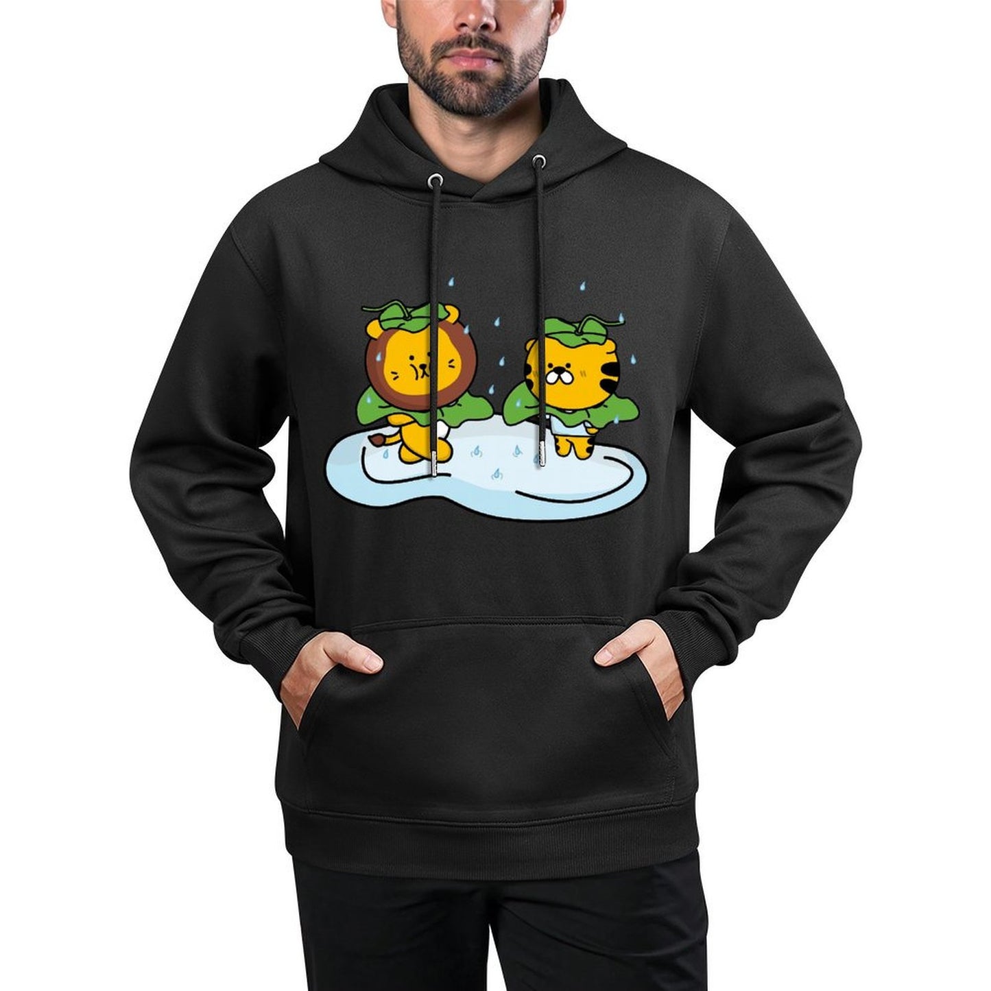 IPBR 250g Hooded Pocket Sweatshirt Front GraphicMen's Hooded  Sweatshirt4001335