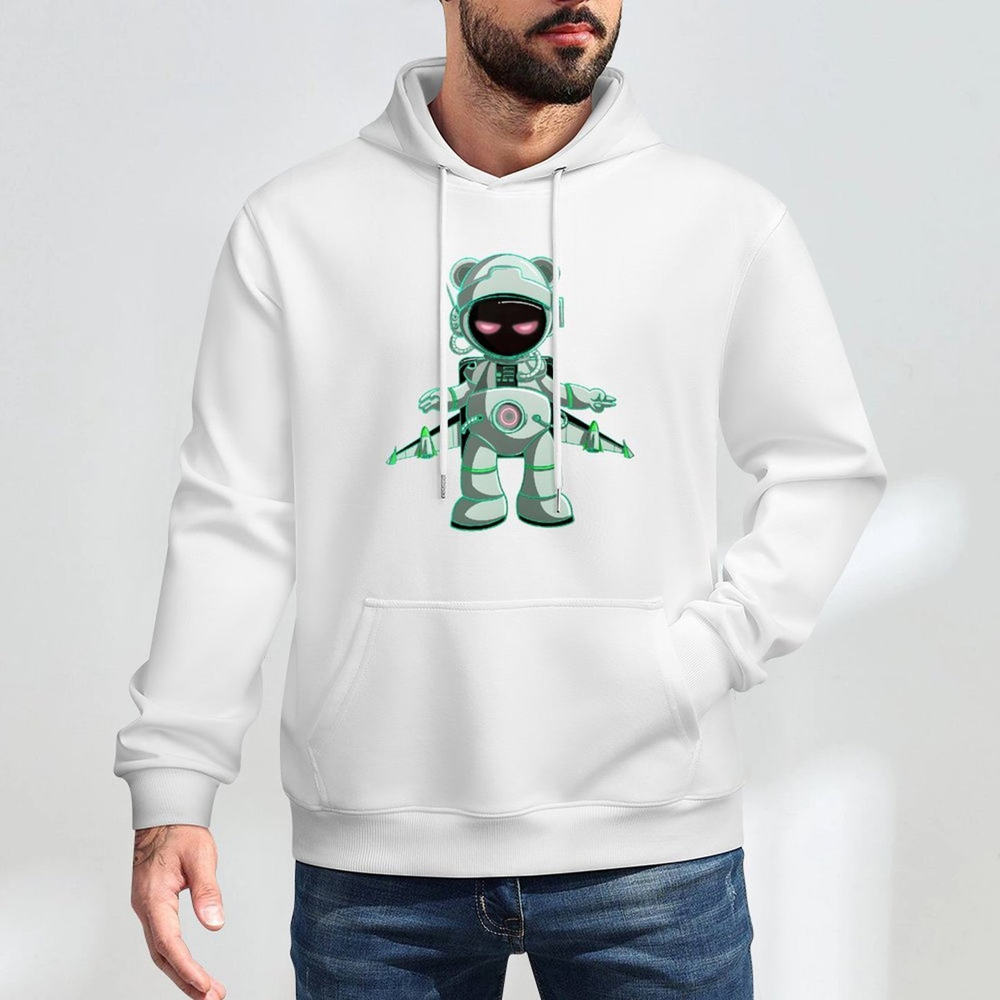 Hoodie Front PatternFade-Resistant SmoothWear