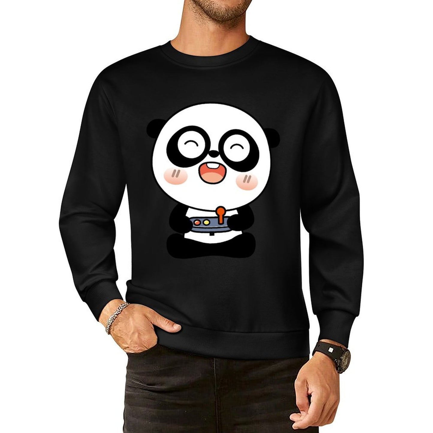 Front Patterned Long Sleeve TopSeamless Moisture-Wicking