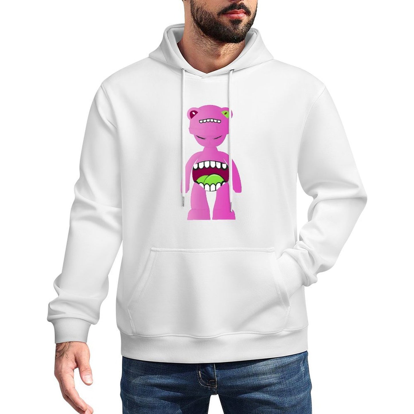 IPIB 250g Hooded Pocket Sweatshirt Front GraphicMen's Hooded  Sweatshirt6000141-2