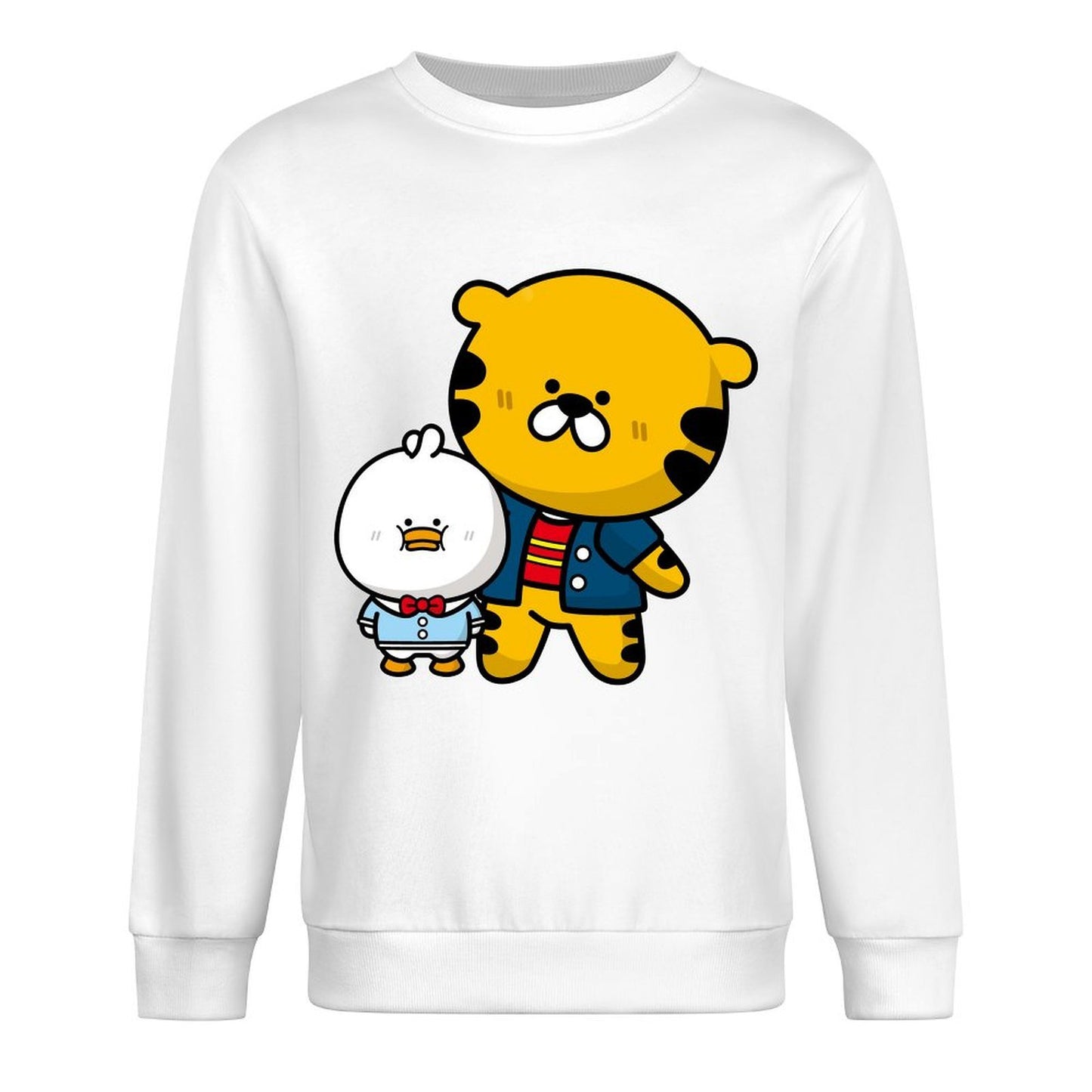 Front Patterned Long Sleeve TopBold Wrinkle-Free