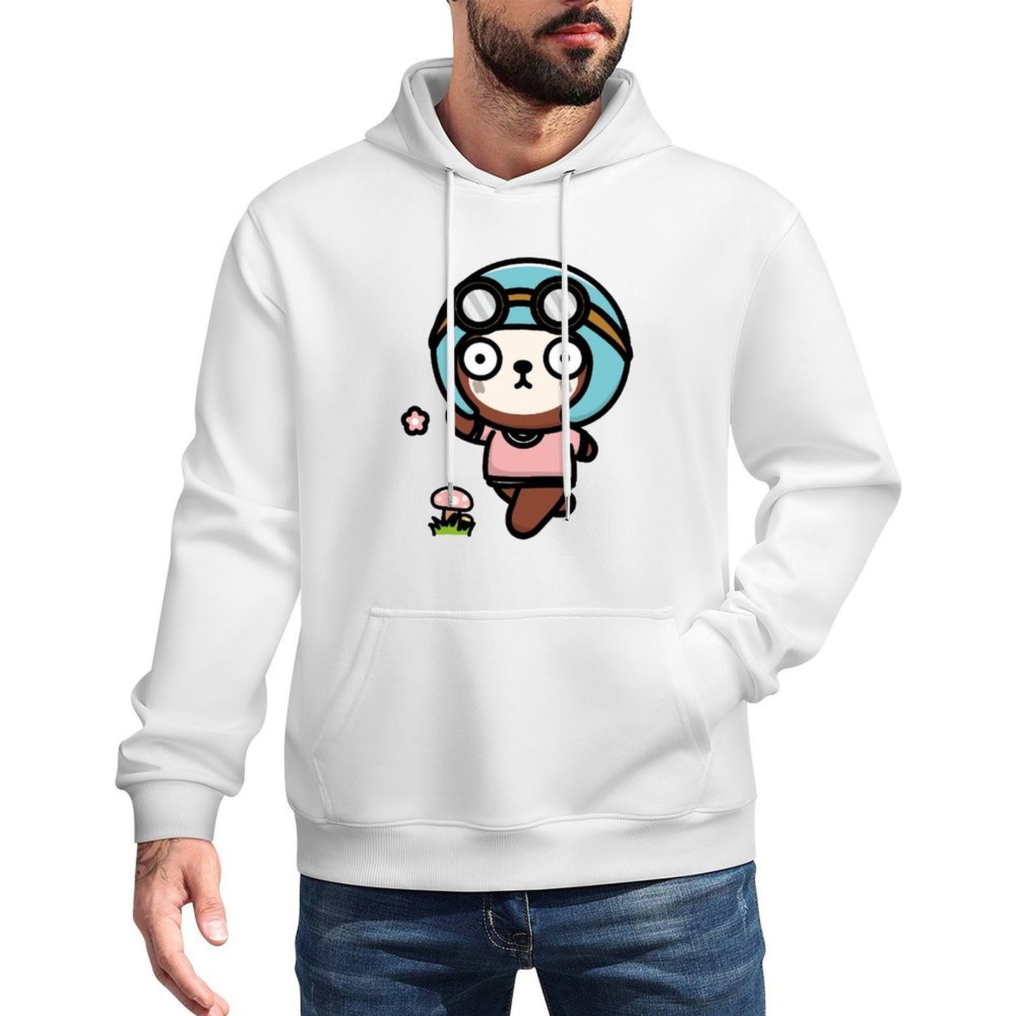 IPBR 250g Hooded Pocket Sweatshirt Front GraphicMen's Hooded  Sweatshirt4001252