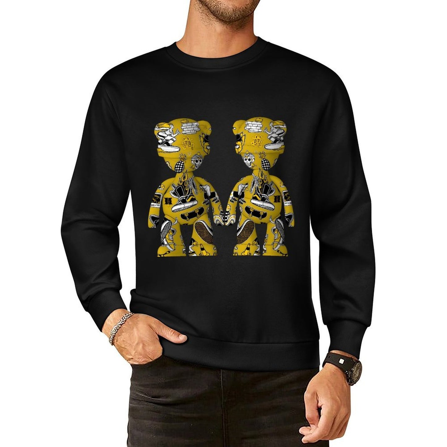 IPIB 250g Crew Neck Long Sleeve Sweatshirt Front GraphicCrew Neck Long Sleeve Sweatshirt6000084-3