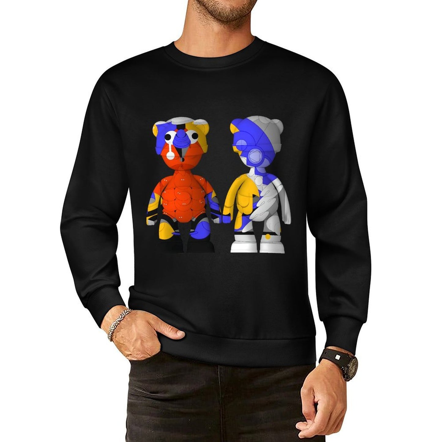 IPIB 250g Crew Neck Long Sleeve Sweatshirt Front GraphicCrew Neck Long Sleeve Sweatshirt6000144-5
