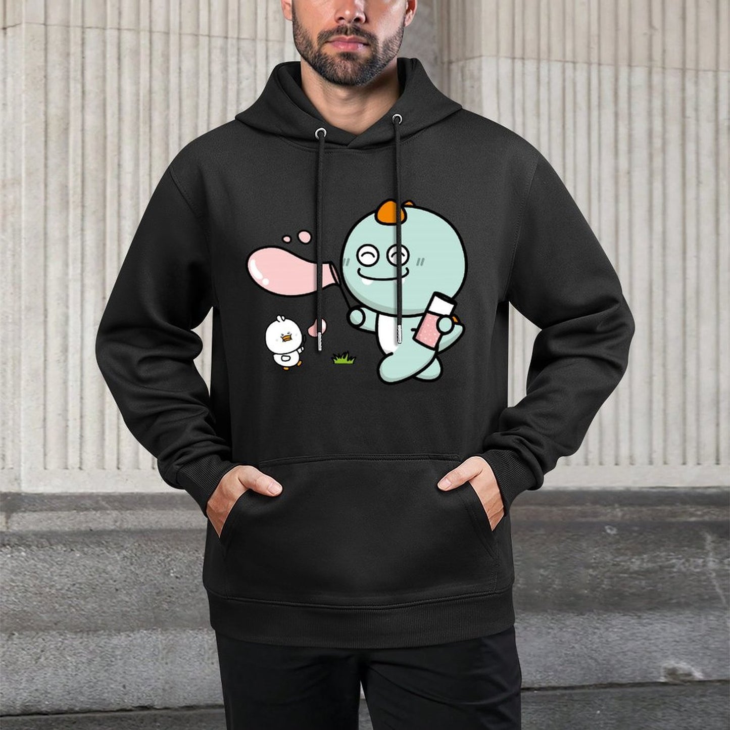 IPBR 250g Hooded Pocket Sweatshirt Front GraphicMen's Hooded  Sweatshirt4001535