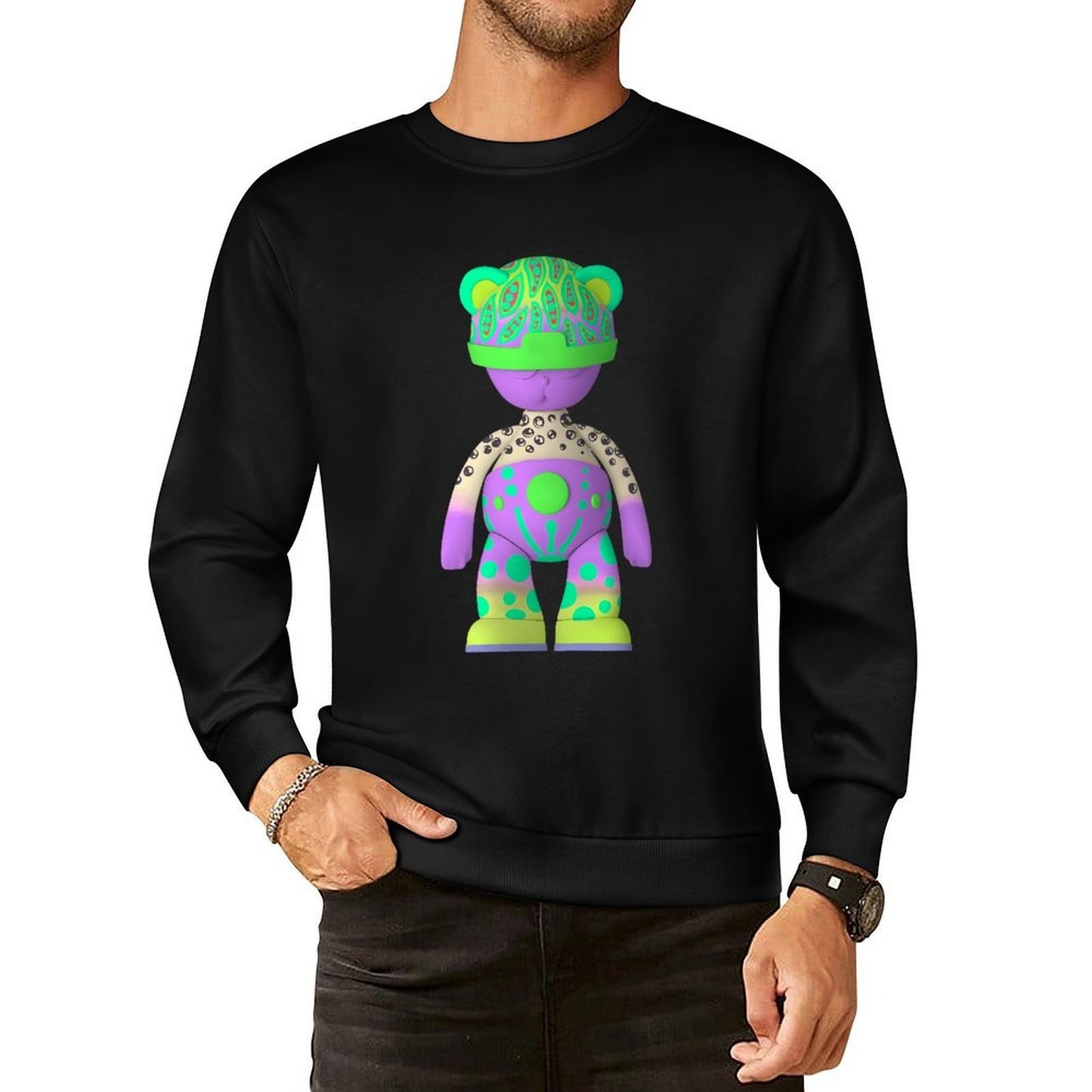 IPIB 250g Crew Neck Long Sleeve Sweatshirt Front GraphicCrew Neck Long Sleeve Sweatshirt6000102-5