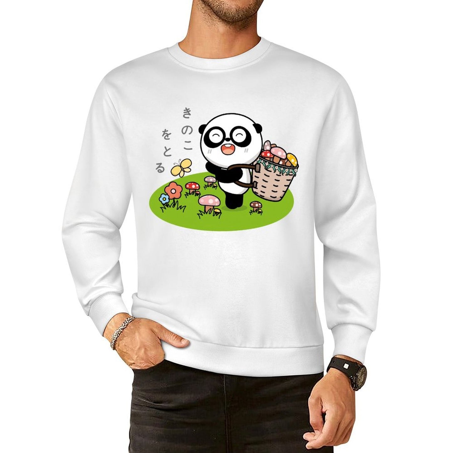 Front Patterned Long Sleeve TopOn-Demand Original