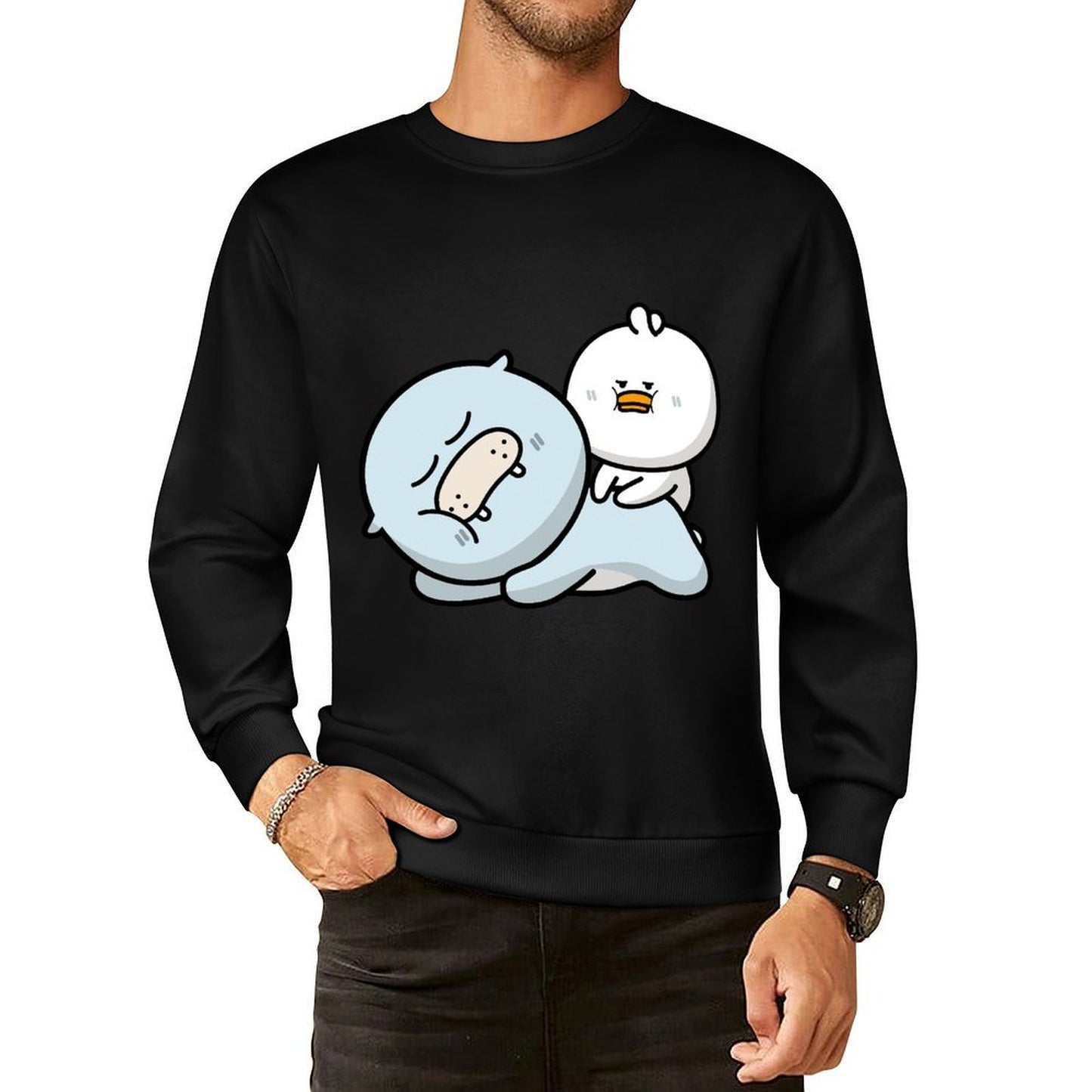 IPBR 250g Crew Neck Long Sleeve Sweatshirt Front GraphicCrew Neck Long Sleeve Sweatshirt4003852