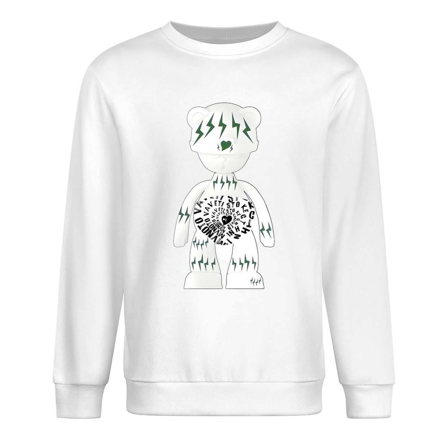 Long Sleeve With Front Pattern100% Cotton Logo-Ready