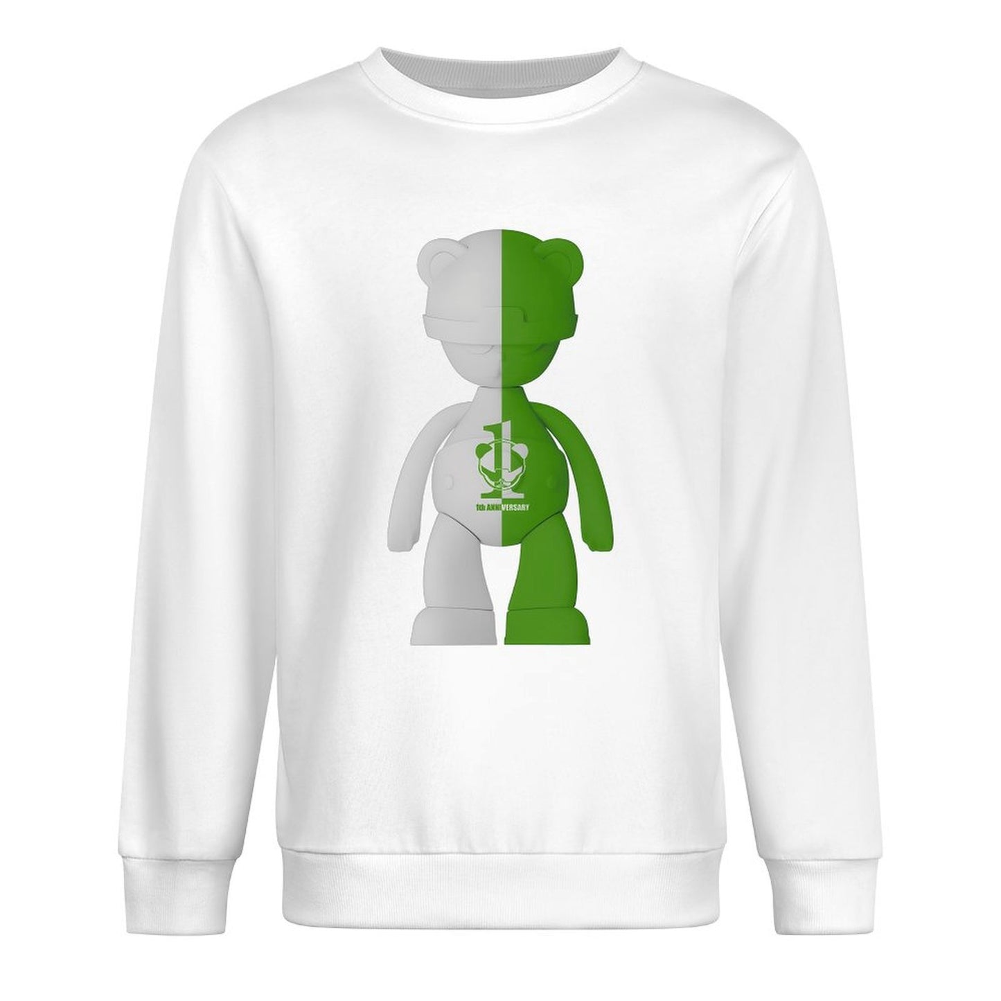 Long Sleeve With Front PatternOversized Shrink-Resistant