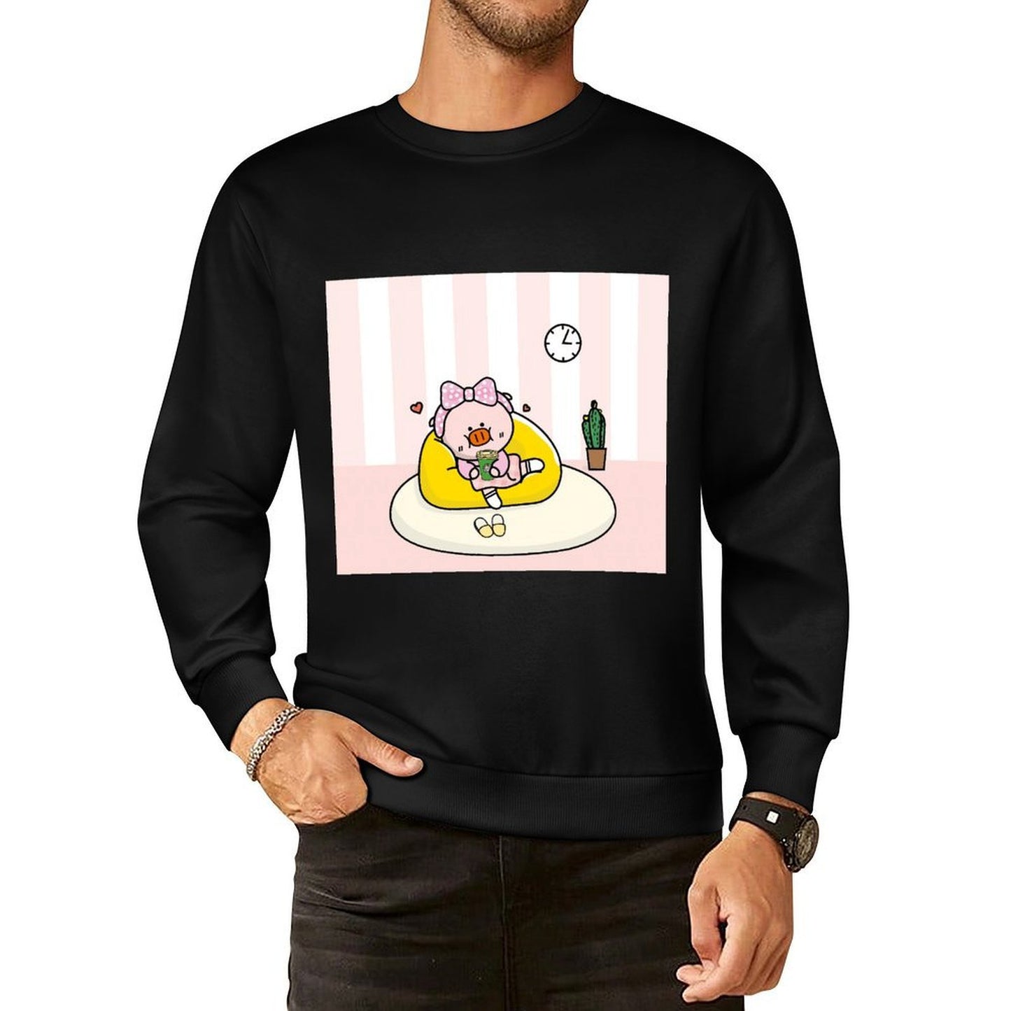 IPBR 250g Crew Neck Long Sleeve Sweatshirt Front GraphicCrew Neck Long Sleeve Sweatshirt4000919