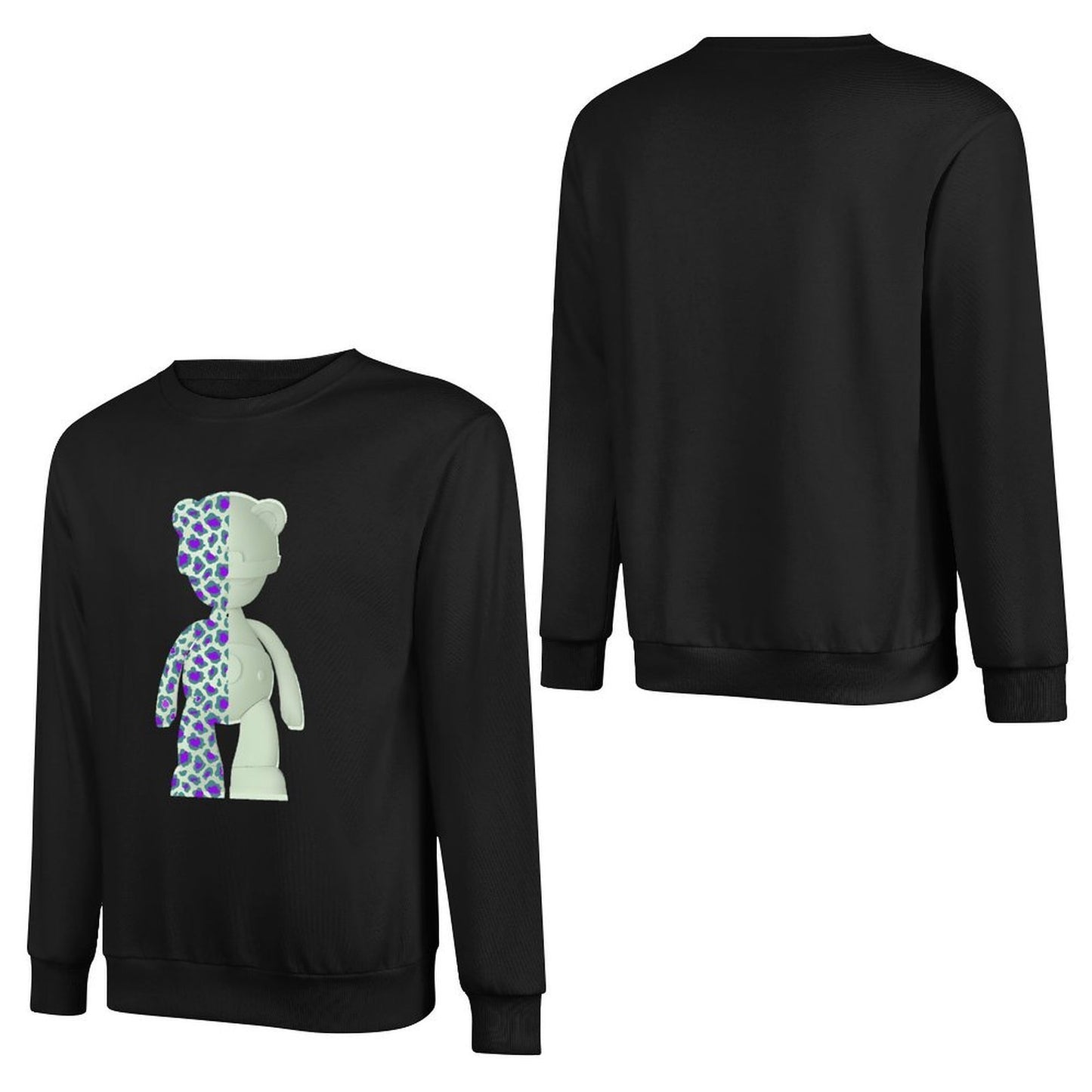 IPIB 250g Crew Neck Long Sleeve Sweatshirt Front GraphicCrew Neck Long Sleeve Sweatshirt6000139-1