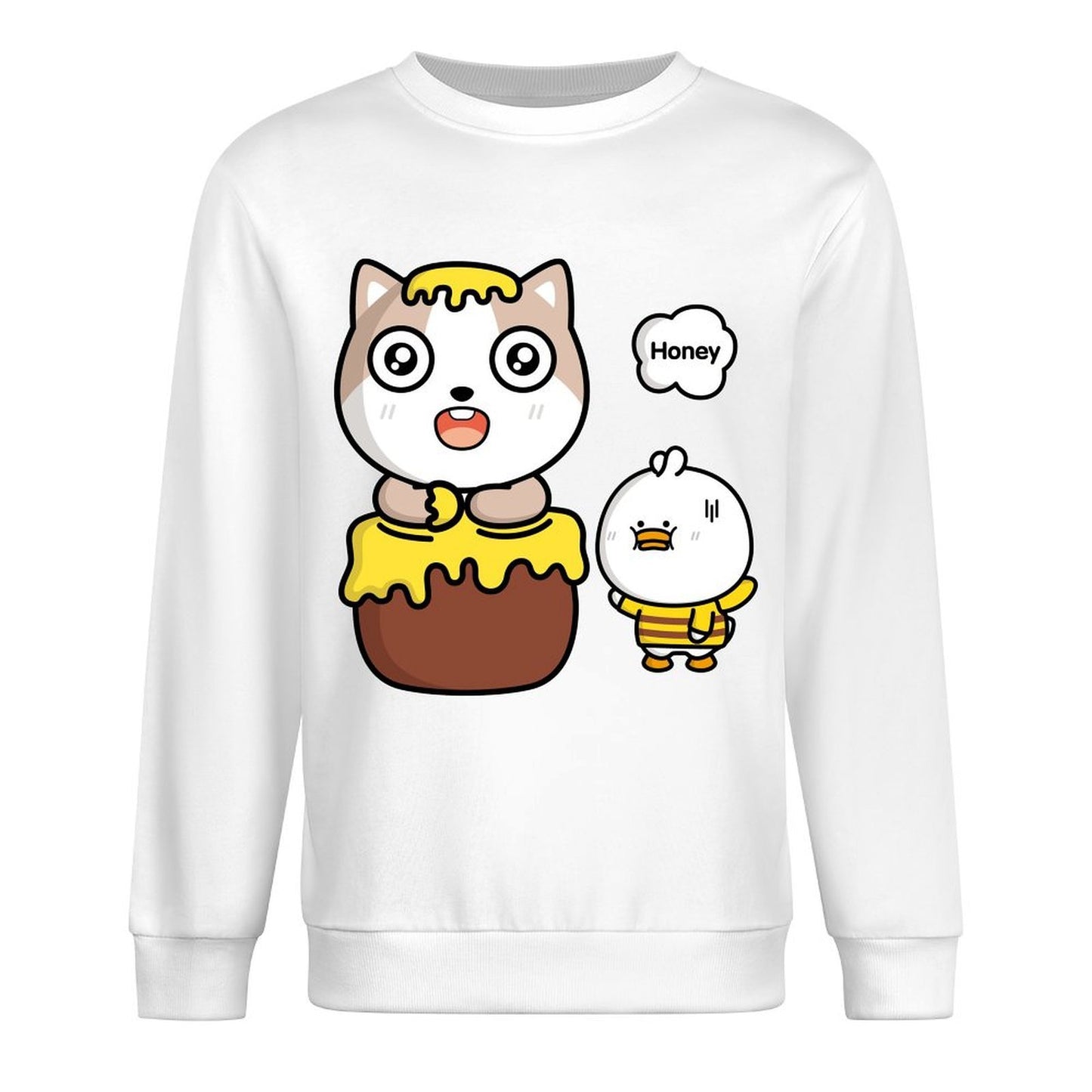 IPBR 250g Crew Neck Long Sleeve Sweatshirt Front GraphicCrew Neck Long Sleeve Sweatshirt4000842