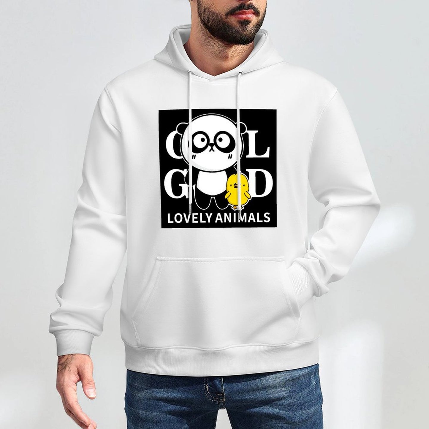 Crewneck Refined Front Graphic Hoodies