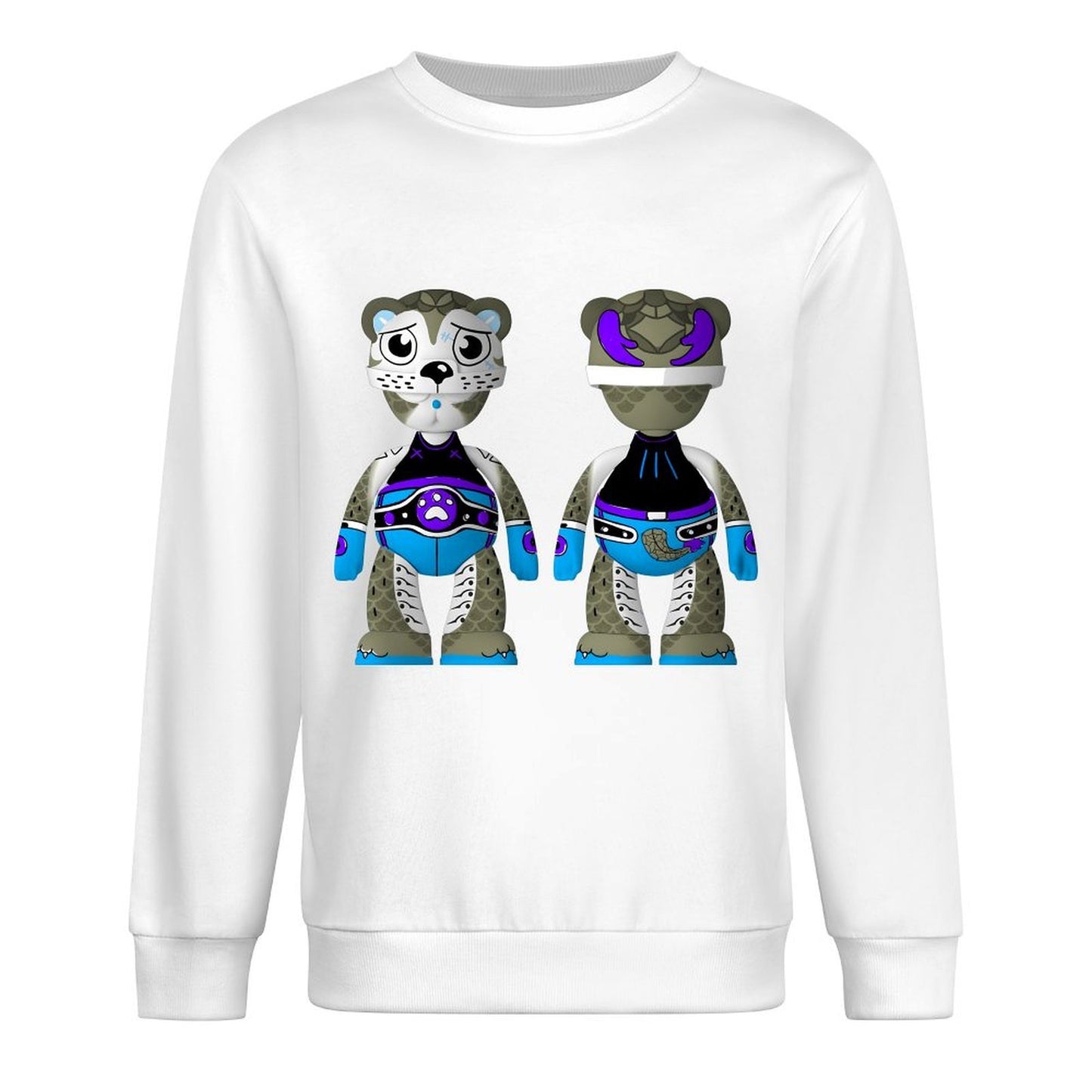 Long Sleeve With Front PatternSeamless Pocket Tee