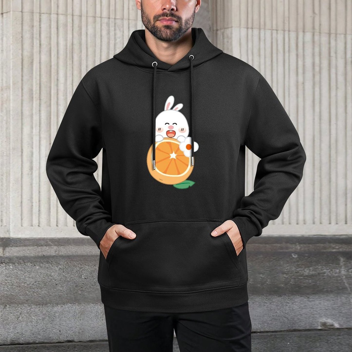 IPBR 250g Hooded Pocket Sweatshirt Front GraphicMen's Hooded  Sweatshirt4000377