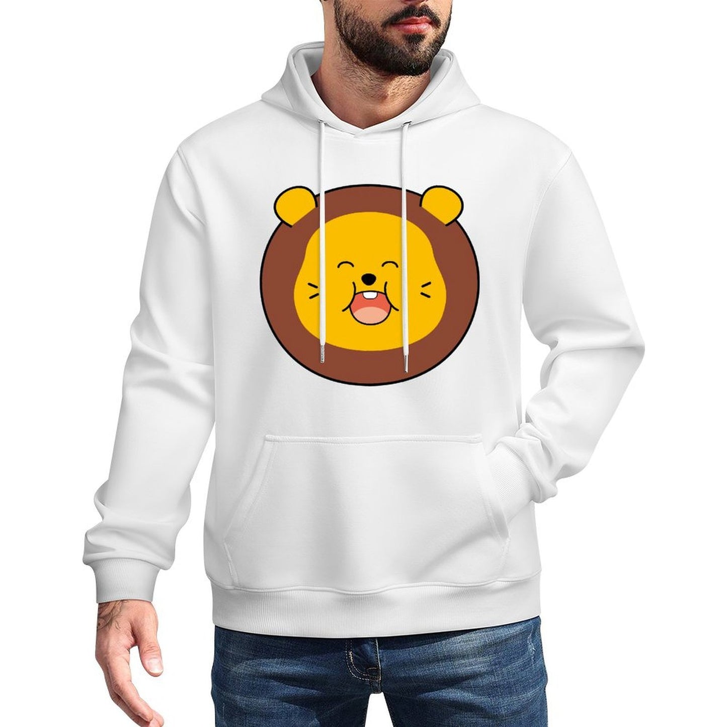 IPBR 250g Hooded Pocket Sweatshirt Front GraphicMen's Hooded  Sweatshirt4000501