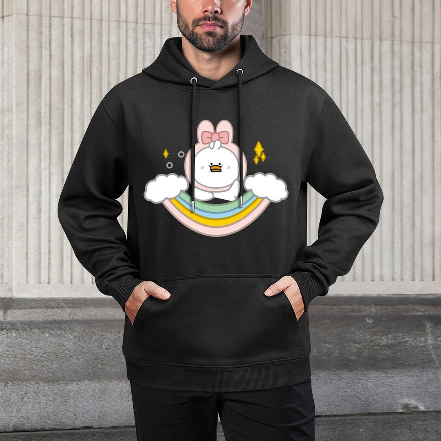IPBR 250g Hooded Pocket Sweatshirt Front GraphicMen's Hooded  Sweatshirt4001380