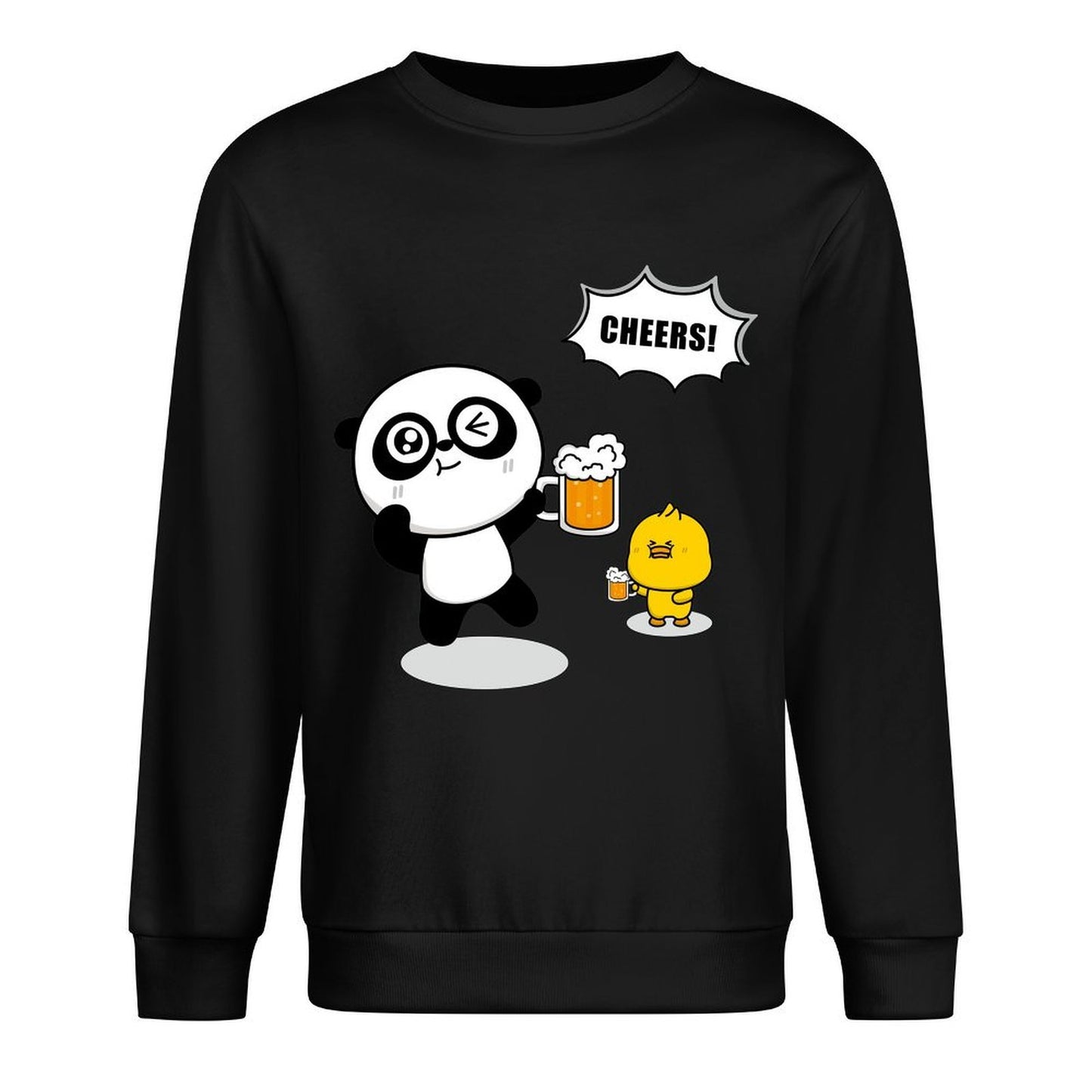 IPBR 250g Crew Neck Long Sleeve Sweatshirt Front GraphicCrew Neck Long Sleeve Sweatshirt4001000