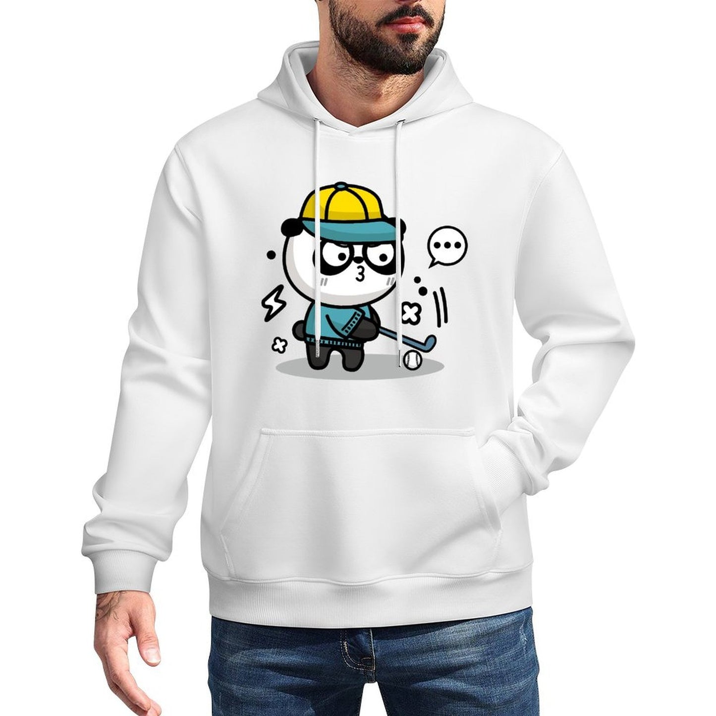 IPBR 250g Hooded Pocket Sweatshirt Front GraphicMen's Hooded  Sweatshirt4001274