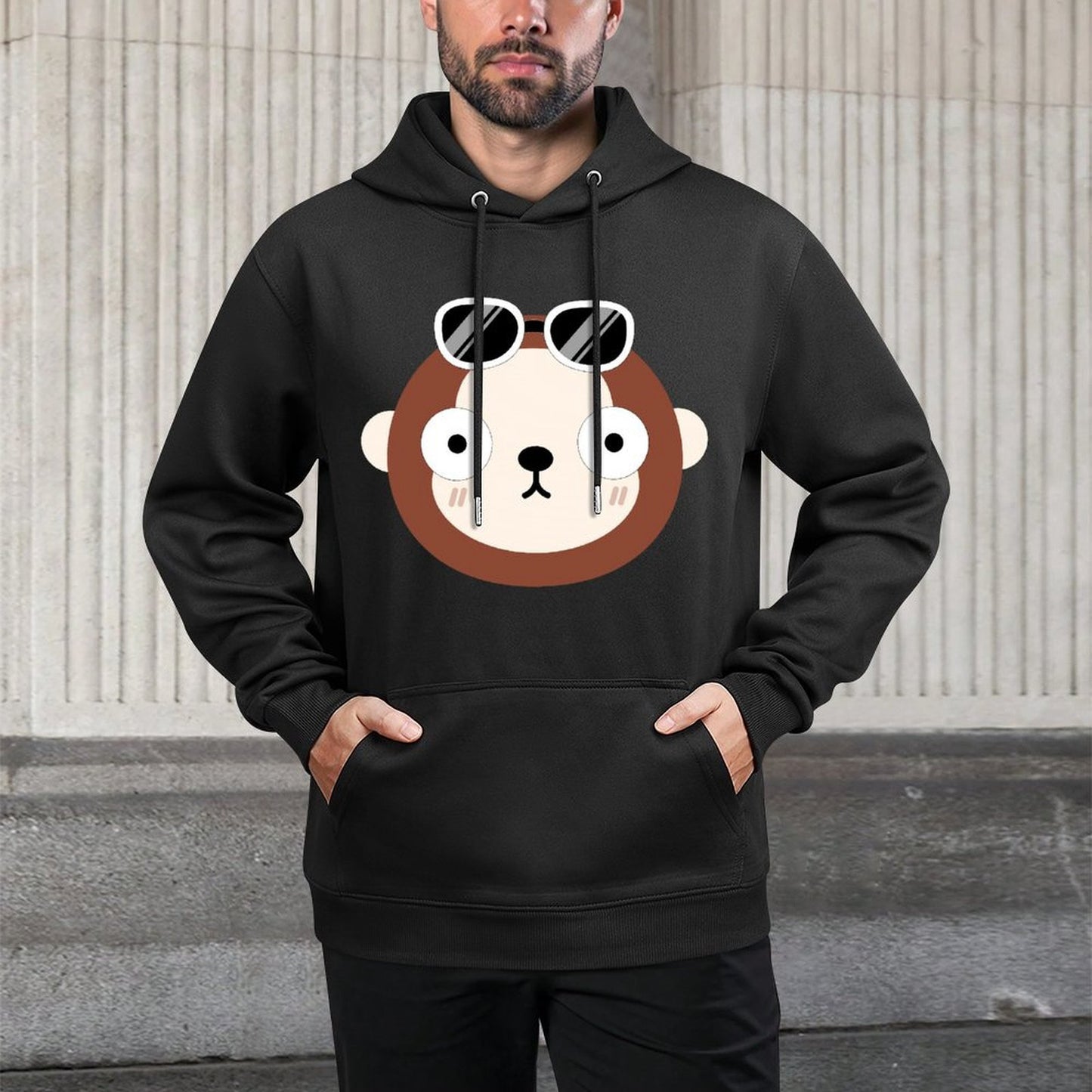 IPBR 250g Hooded Pocket Sweatshirt Front GraphicMen's Hooded  Sweatshirt4000702