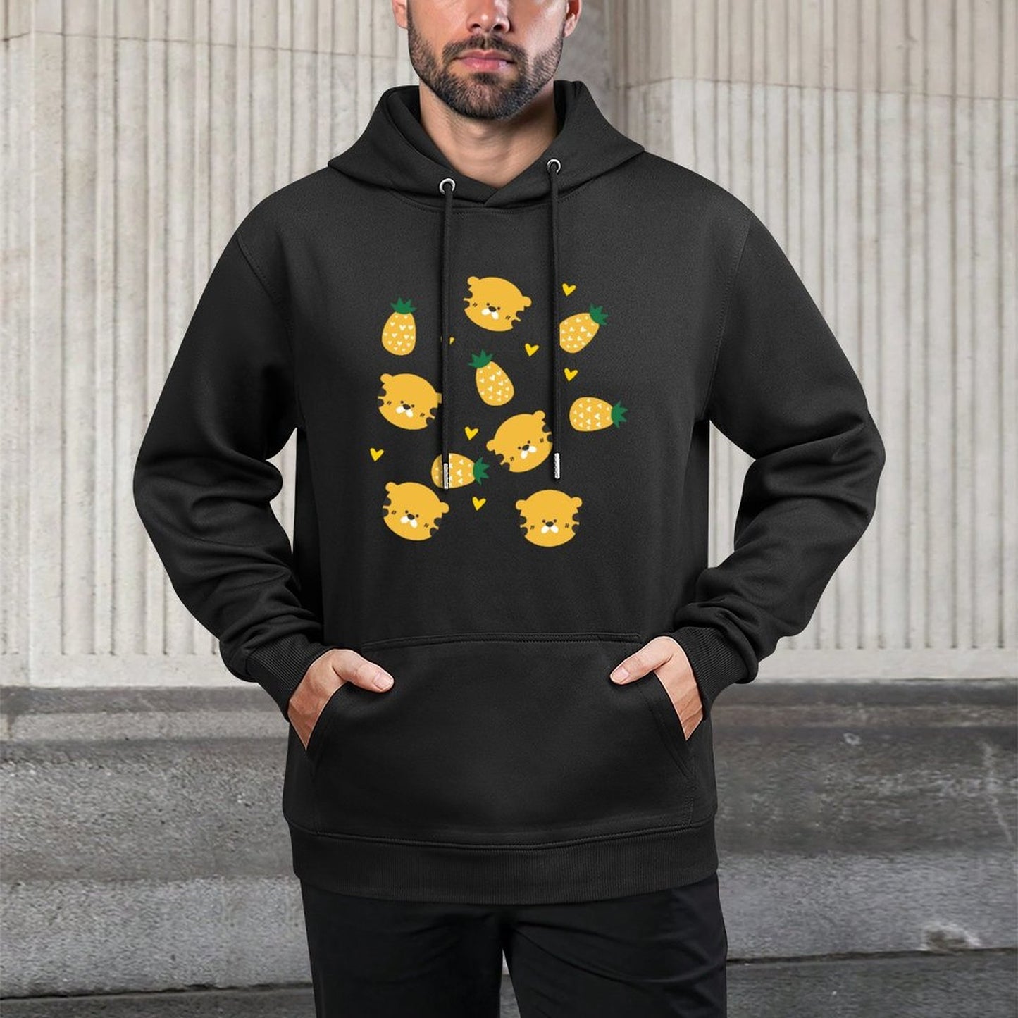 IPBR 250g Hooded Pocket Sweatshirt Front GraphicMen's Hooded  Sweatshirt4000677