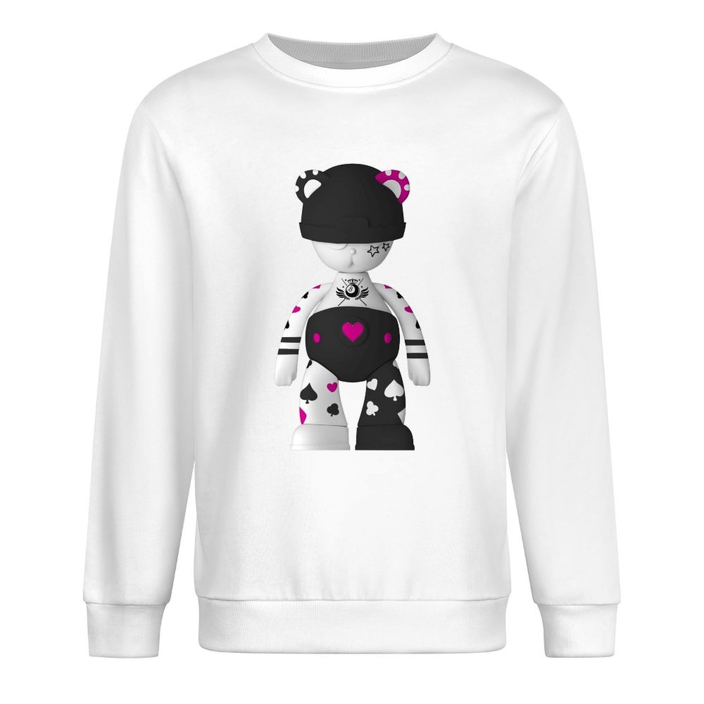 IPIB 250g Crew Neck Long Sleeve Sweatshirt Front GraphicCrew Neck Long Sleeve Sweatshirt6000018-1