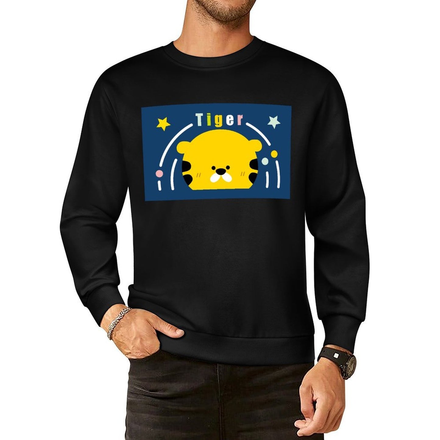 IPBR 250g Crew Neck Long Sleeve Sweatshirt Front GraphicCrew Neck Long Sleeve Sweatshirt4000764