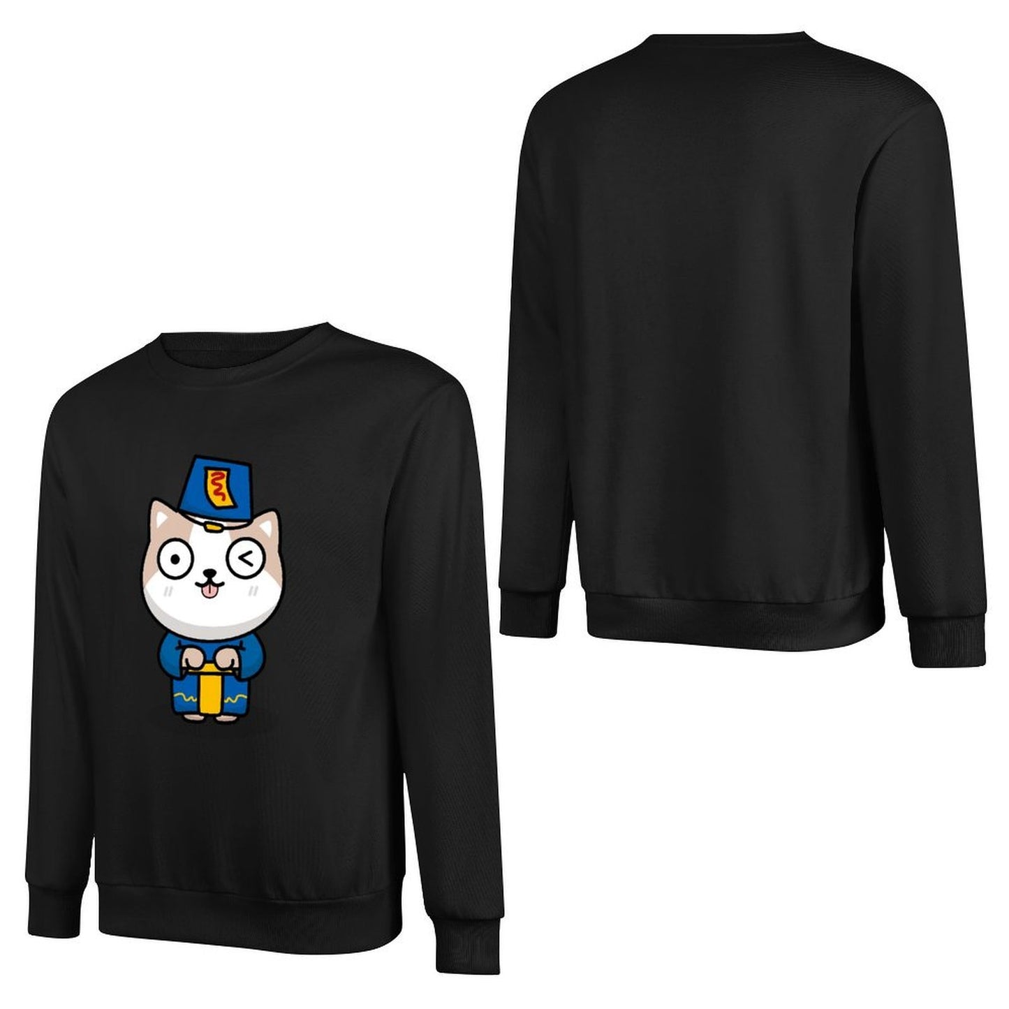 IPBR 250g Crew Neck Long Sleeve Sweatshirt Front GraphicCrew Neck Long Sleeve Sweatshirt4000112