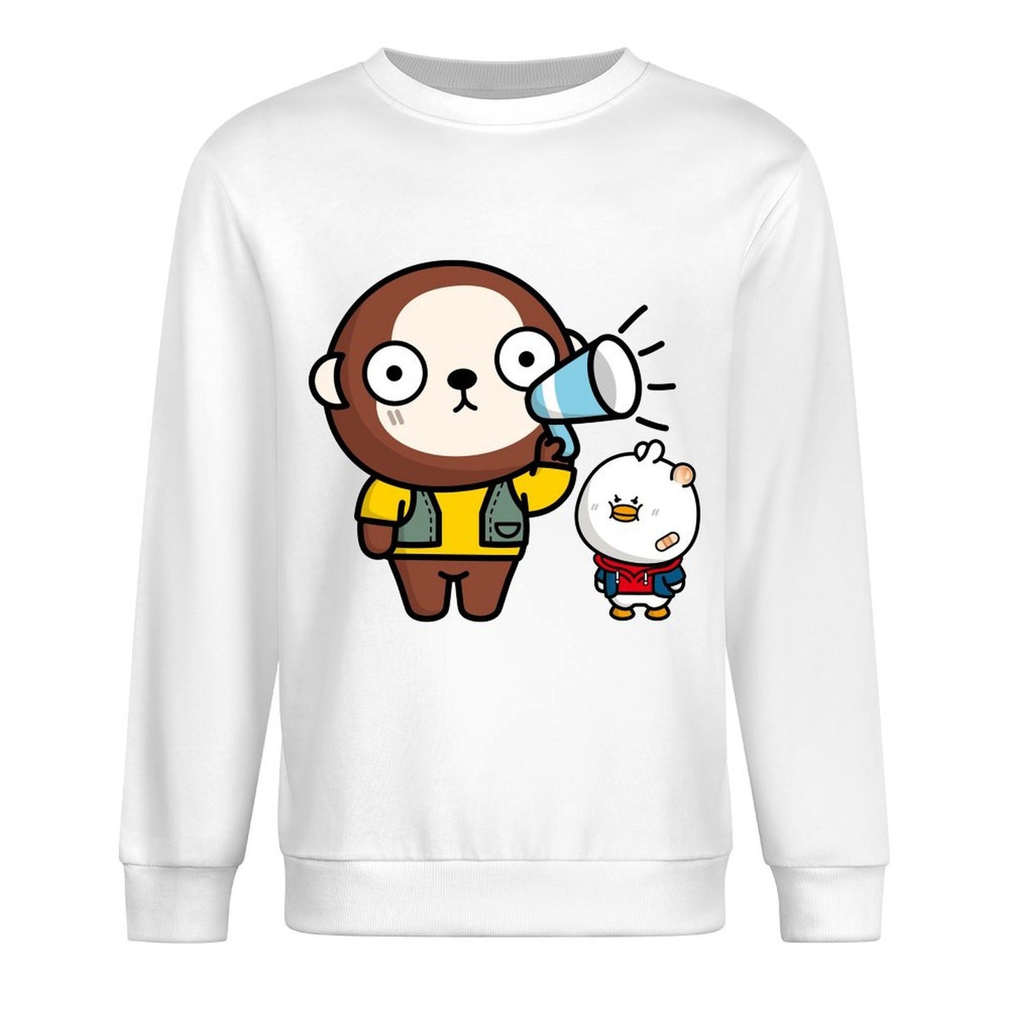 Front Patterned Long Sleeve TopBatch-Printed ActiveLine